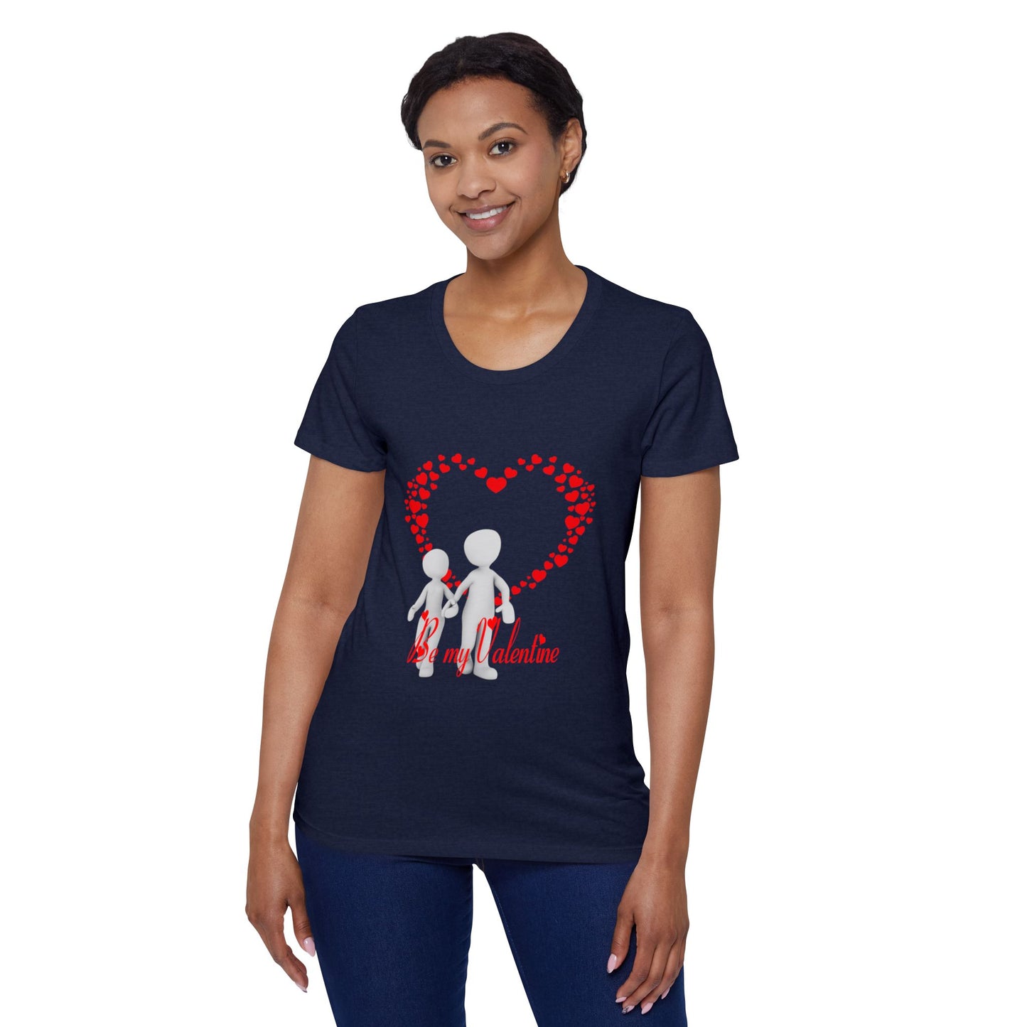 Valentine's Day Organic T-Shirt - 'Be My Valentine'