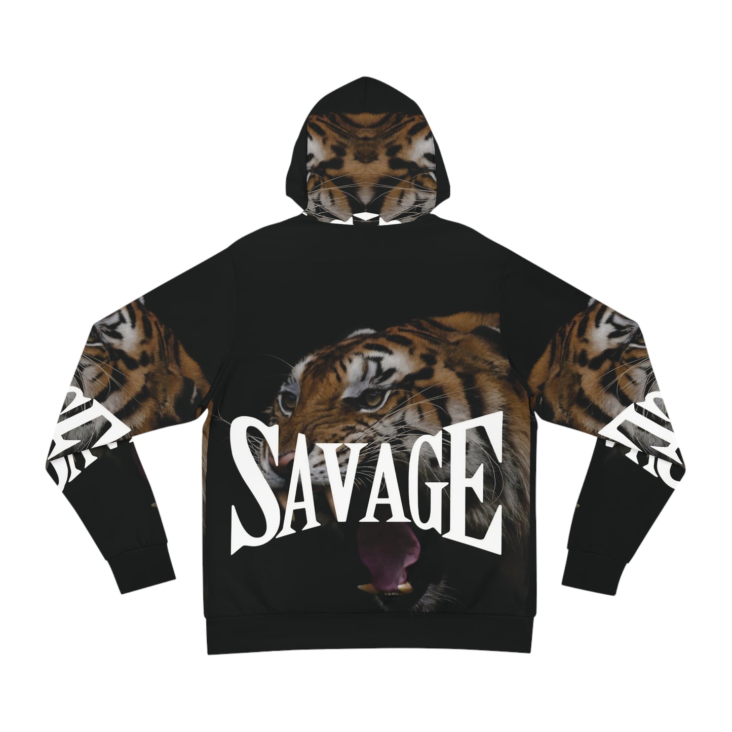 Savage Tiger Graphic Hoodie - Fierce Style for fashion-forward individuals