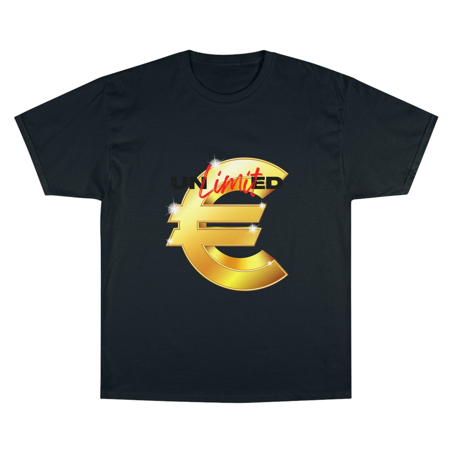 Unlimited Wealth Champion T-Shirt - Bold Euro Design for Trendsetters