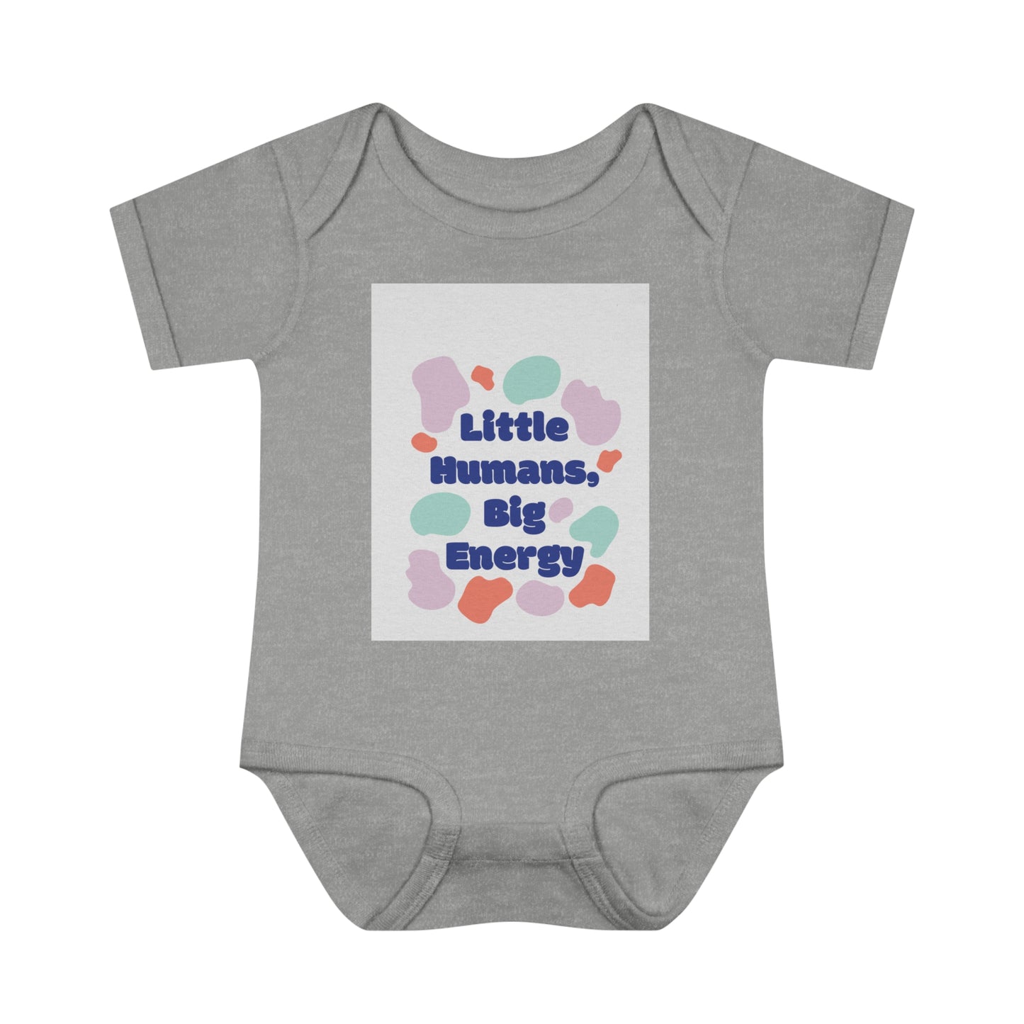 Cute Infant Bodysuit - "Little Humans, Big Energy" for Active Babies