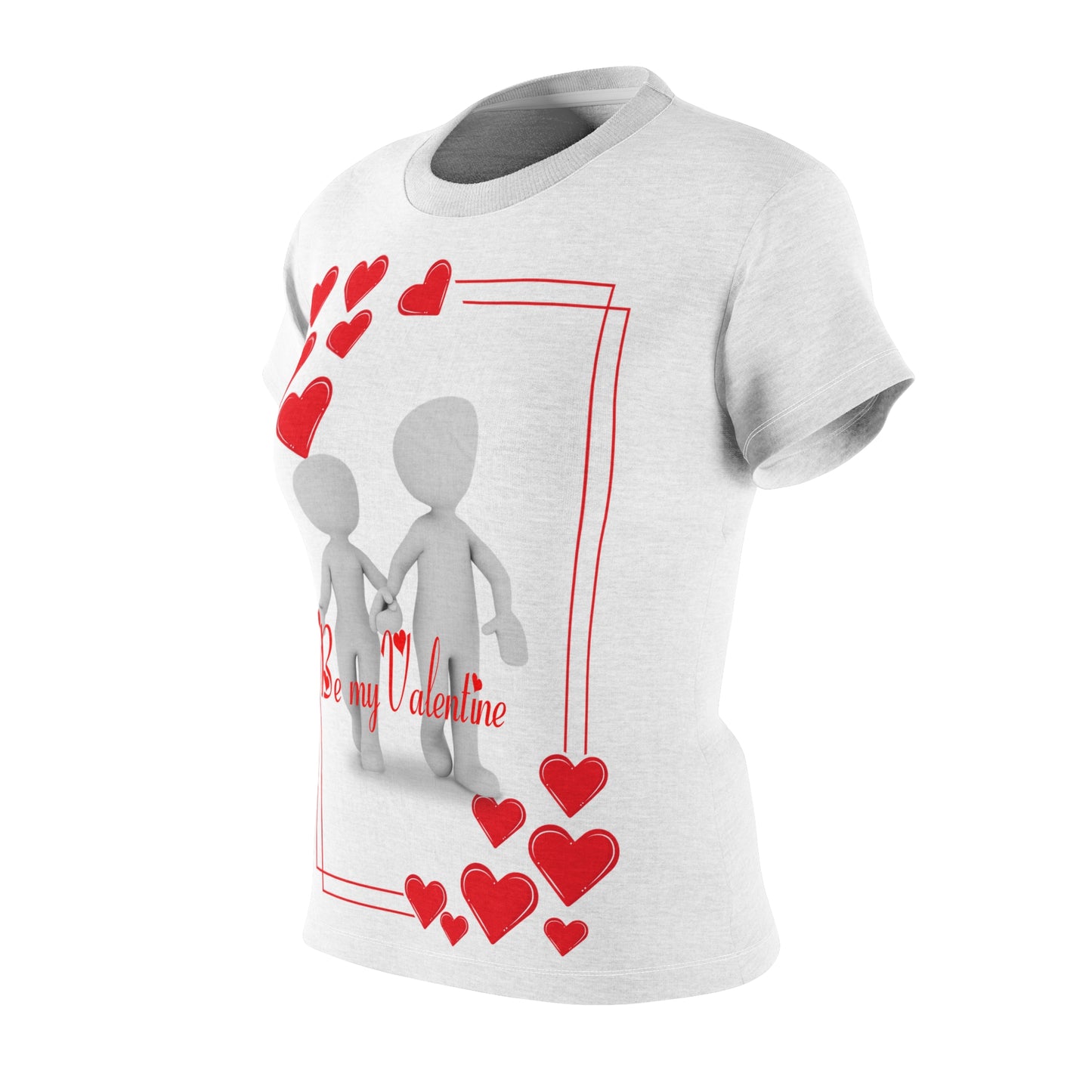 Valentine's Day Women's Tee - "Be My Valentine" Love Shirt