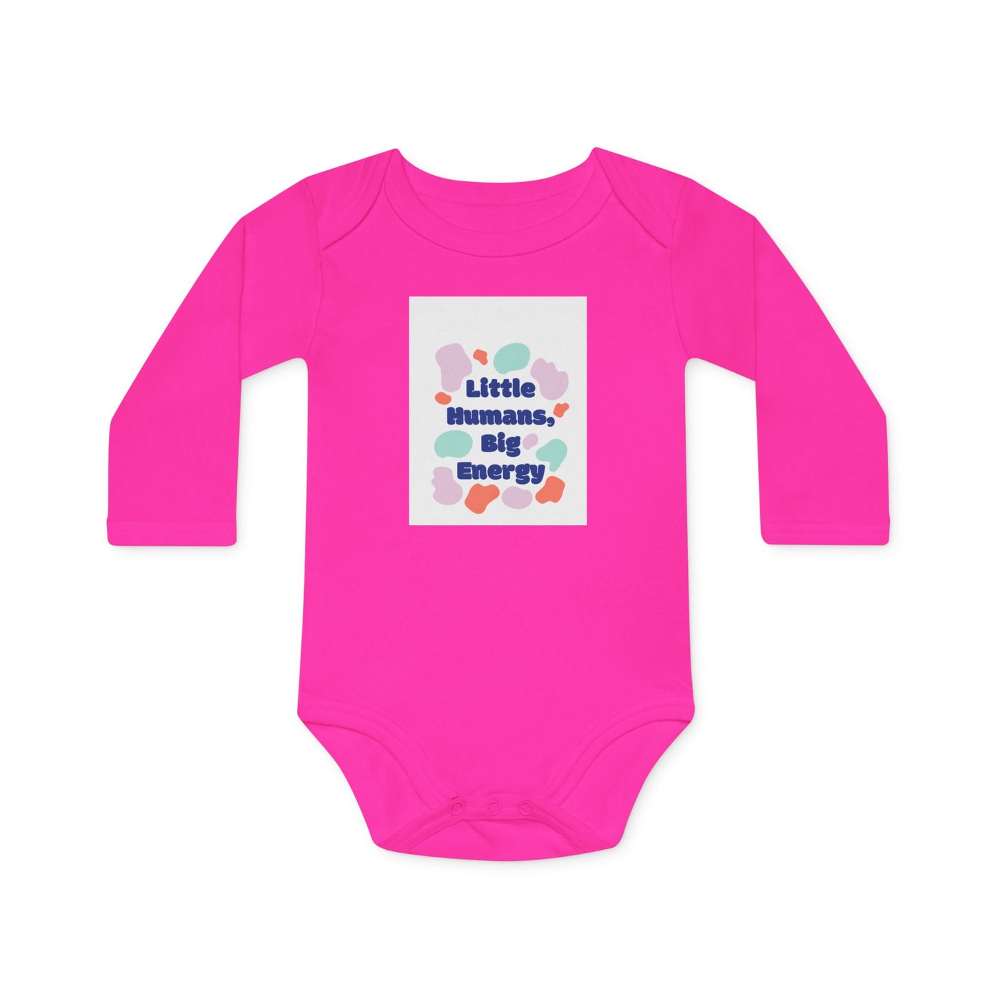 Cute Baby Bodysuit - "Little Humans, Big Energy"