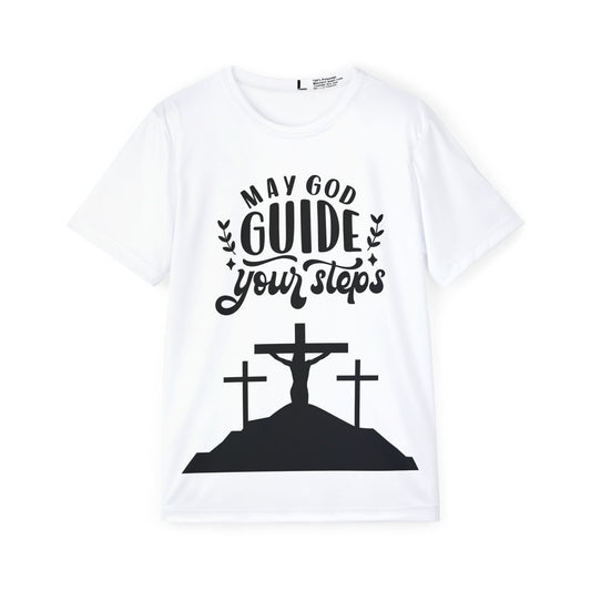 Men's Sports Jersey - 'May God Guide Your Steps' Inspirational Tee