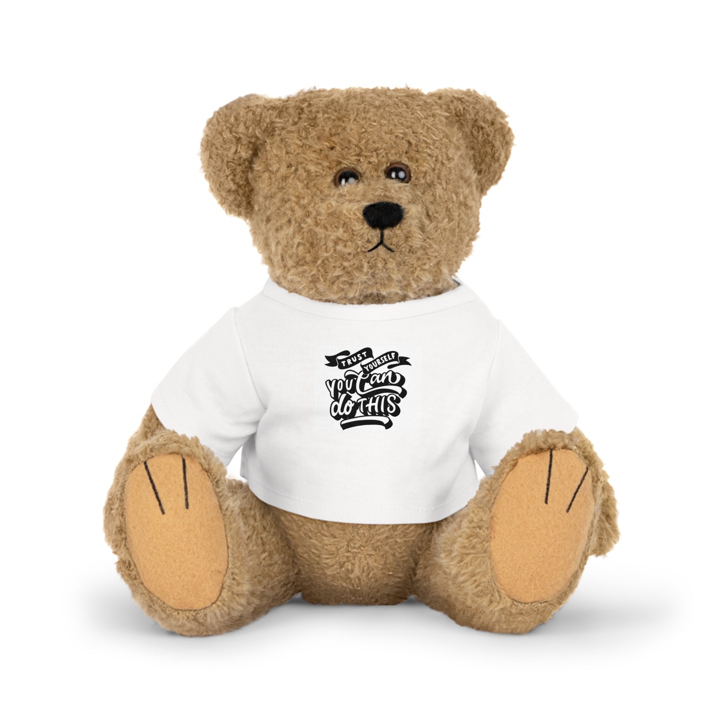 Inspirational Plush Toy with T-Shirt - "You Can Do This"