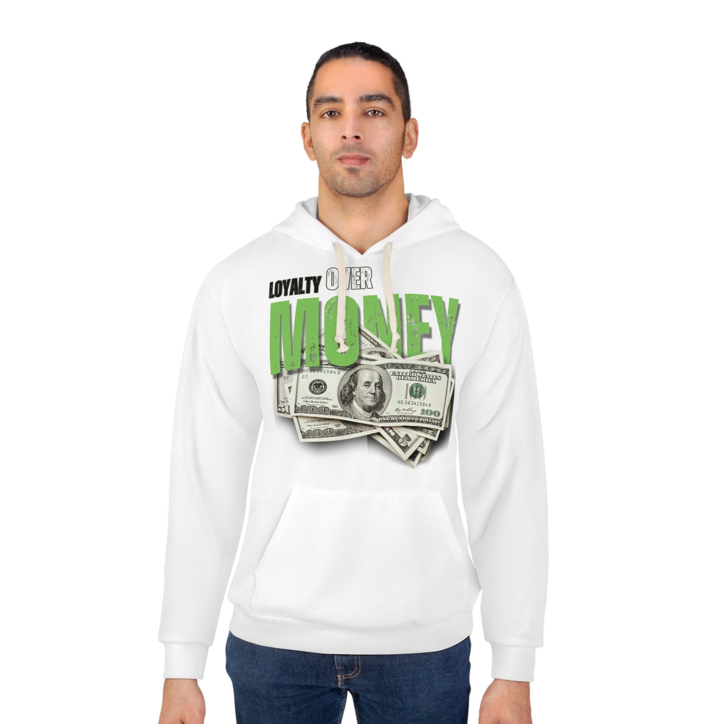 Loyalty Over Money Unisex Pullover Hoodie - Stylish Streetwear for Trendsetters