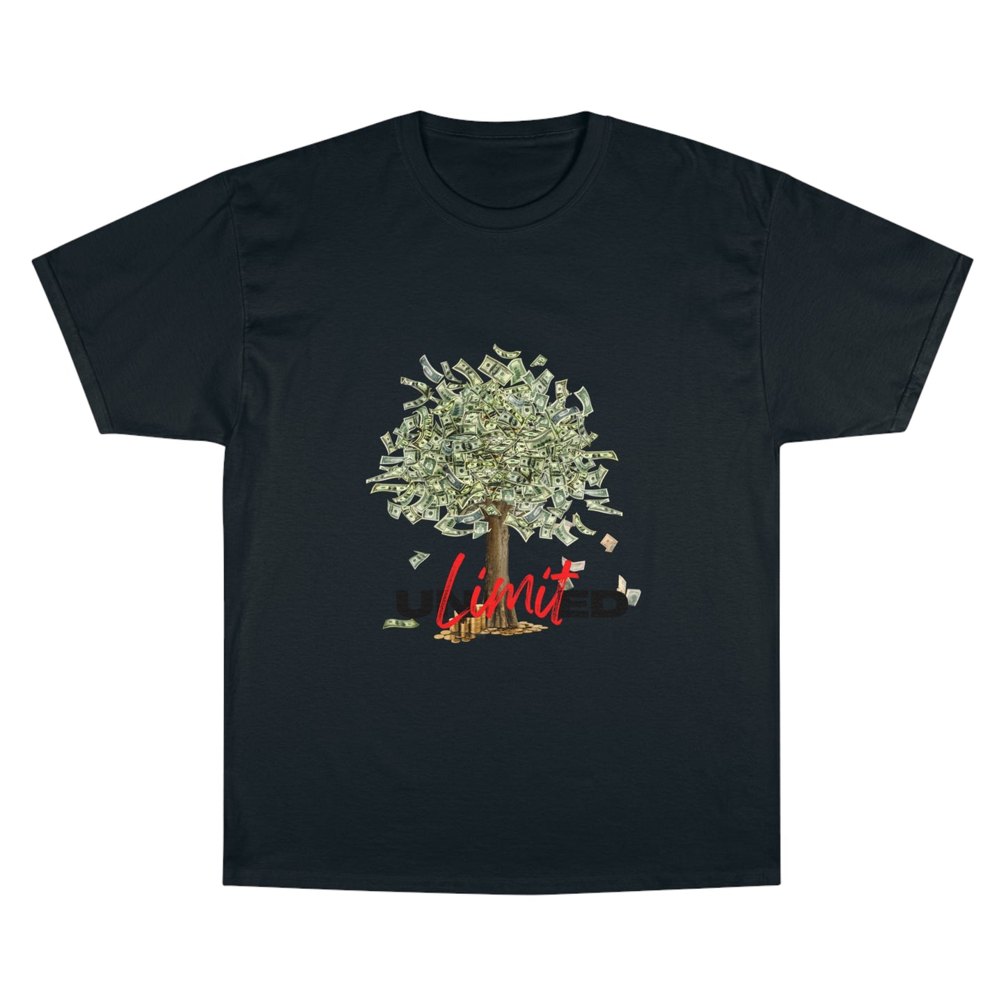 Champion T-Shirt - Unlimited Growth Tree Graphic