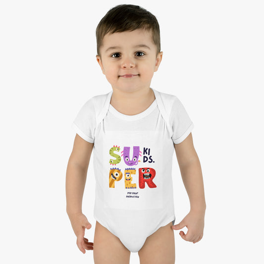 Super Kids Funky Infant Bodysuit - Adorable Baby Apparel