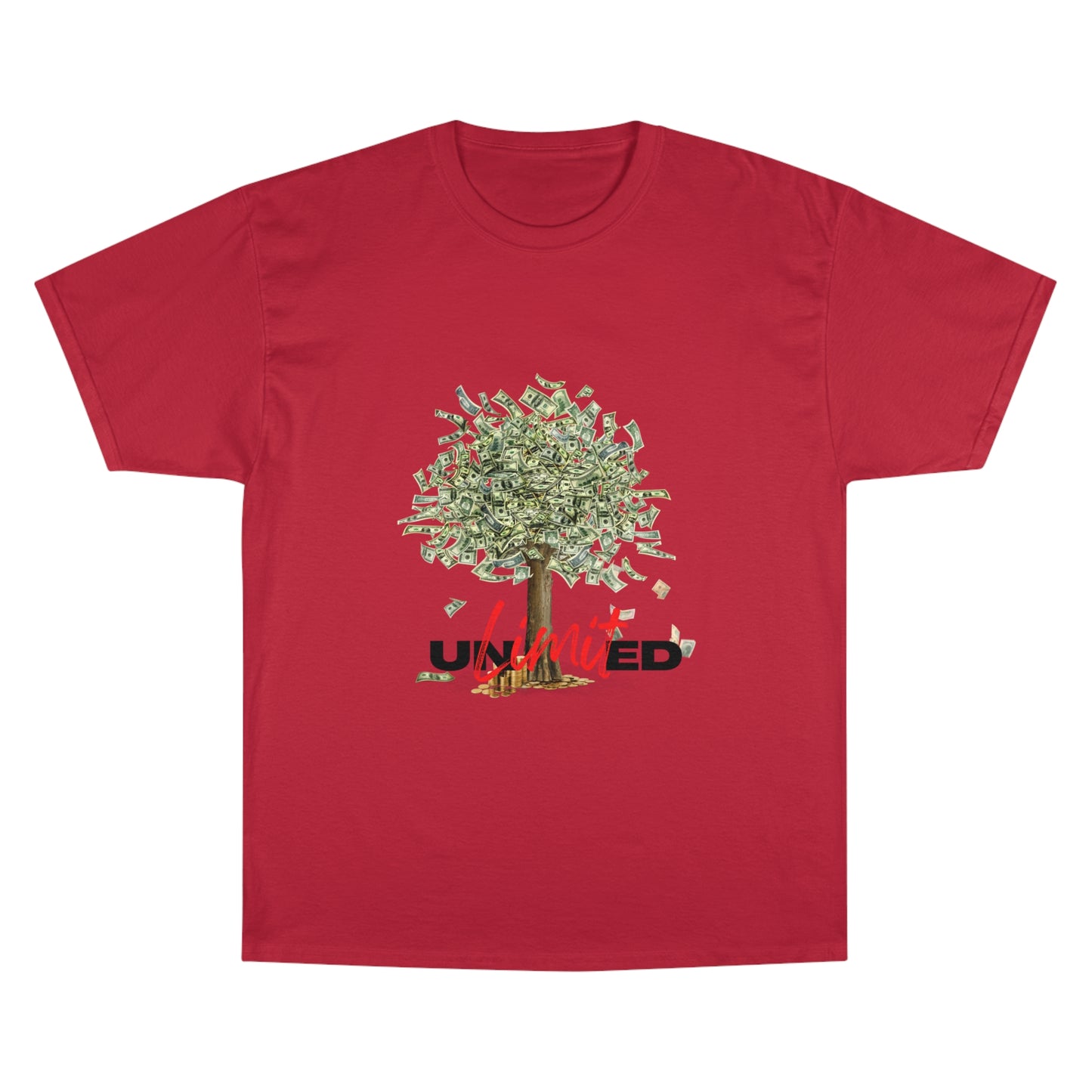 Champion T-Shirt - Unlimited Growth Tree Graphic