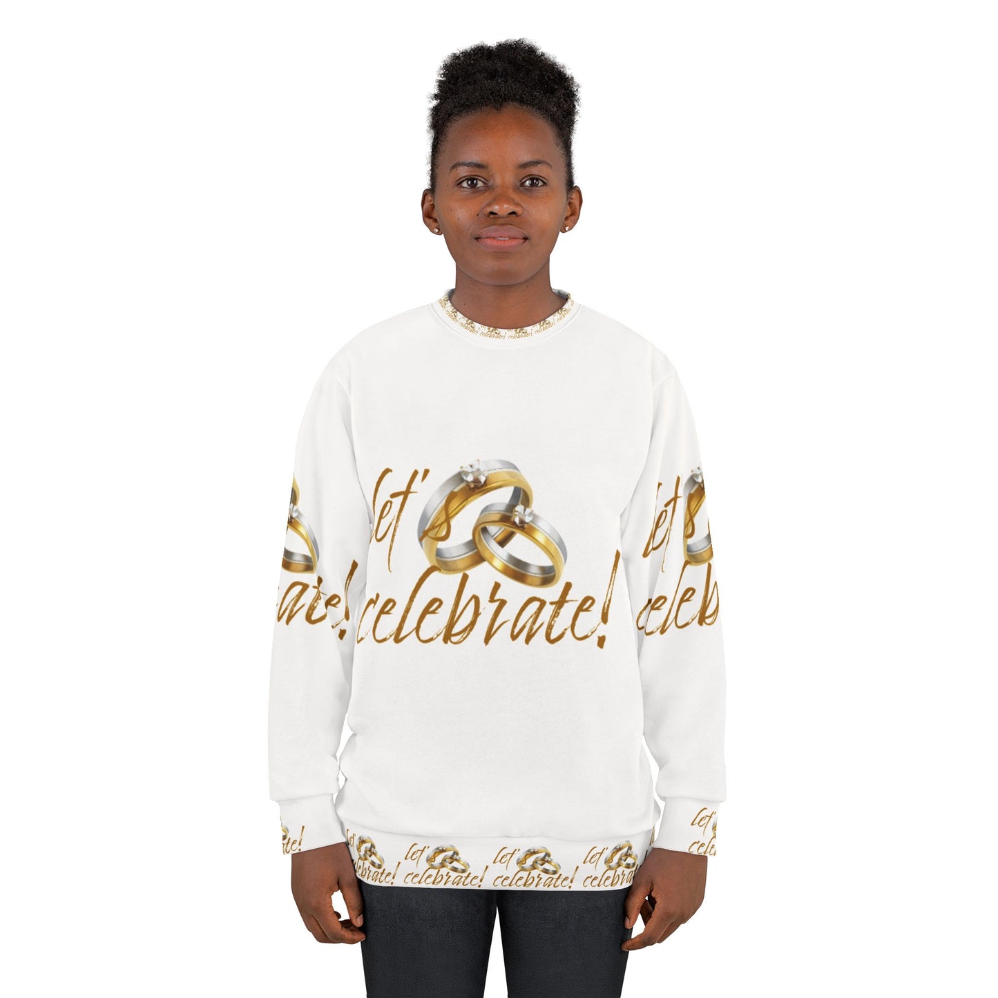 Let’s Celebrate Unisex Sweatshirt – Perfect for Weddings and Anniversaries