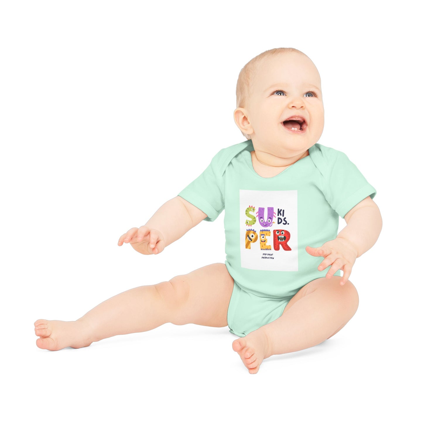 Super Fun Organic Baby Bodysuit - Perfect for Playtime and Gifts