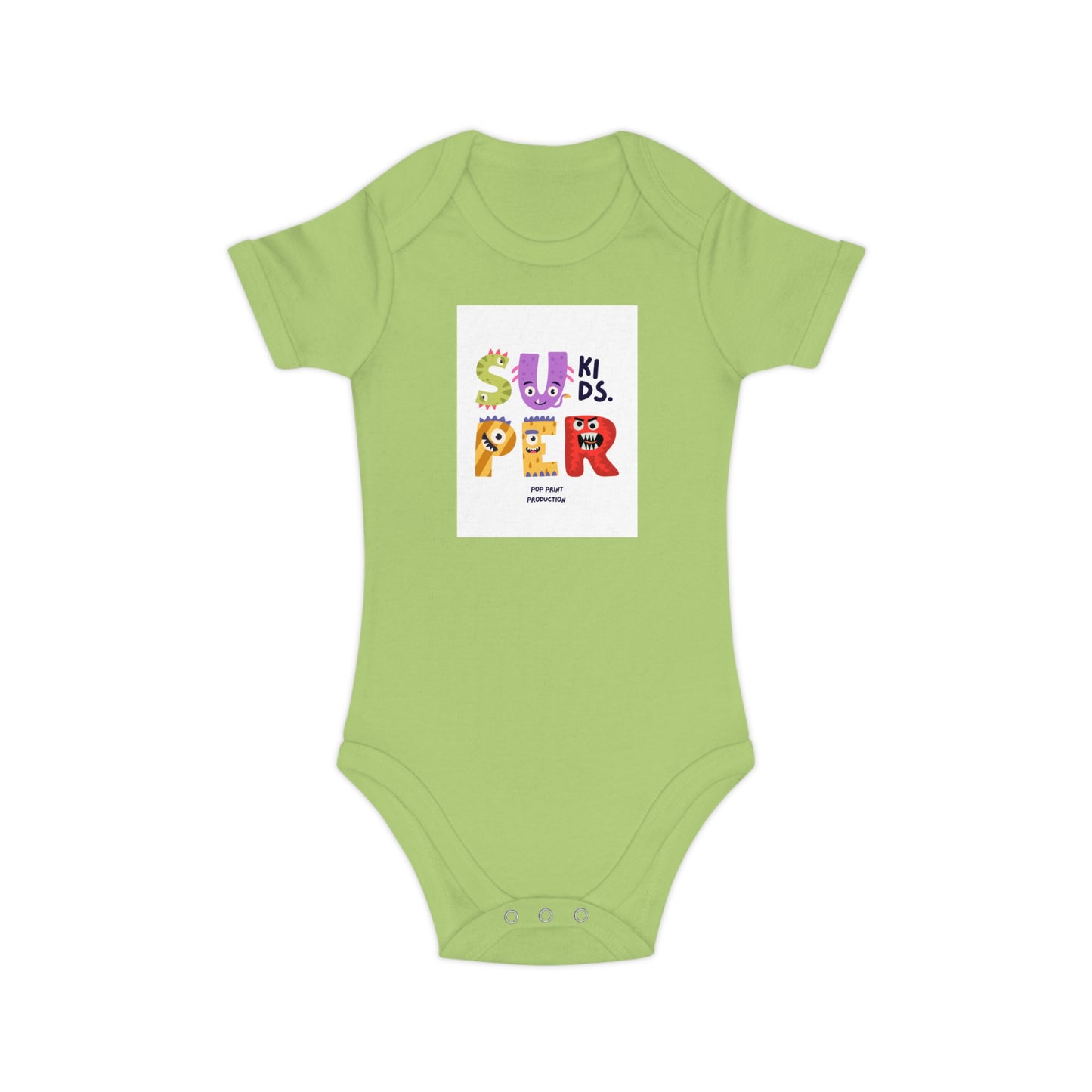 Super Cute Kids Combed Cotton Baby Bodysuit