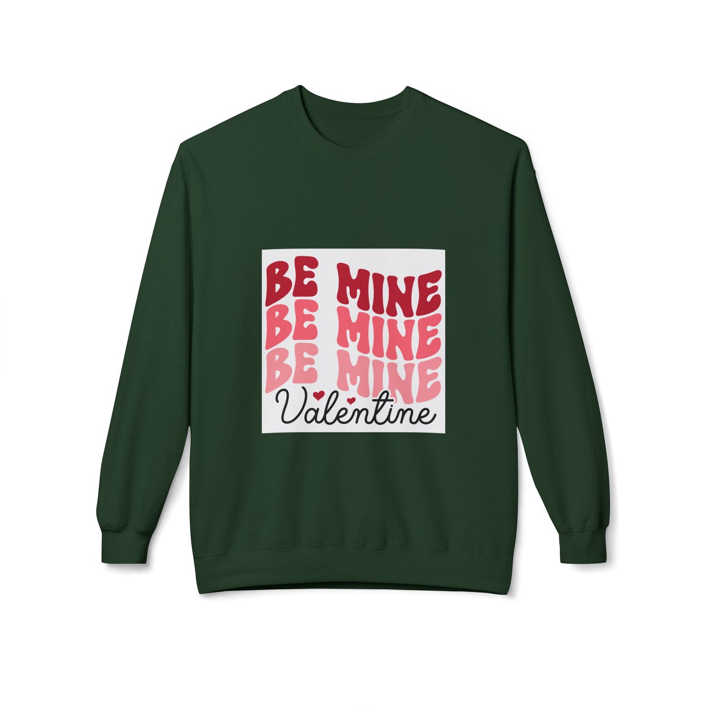 Valentine's Day Unisex Fleece Sweatshirt - Be Mine Design