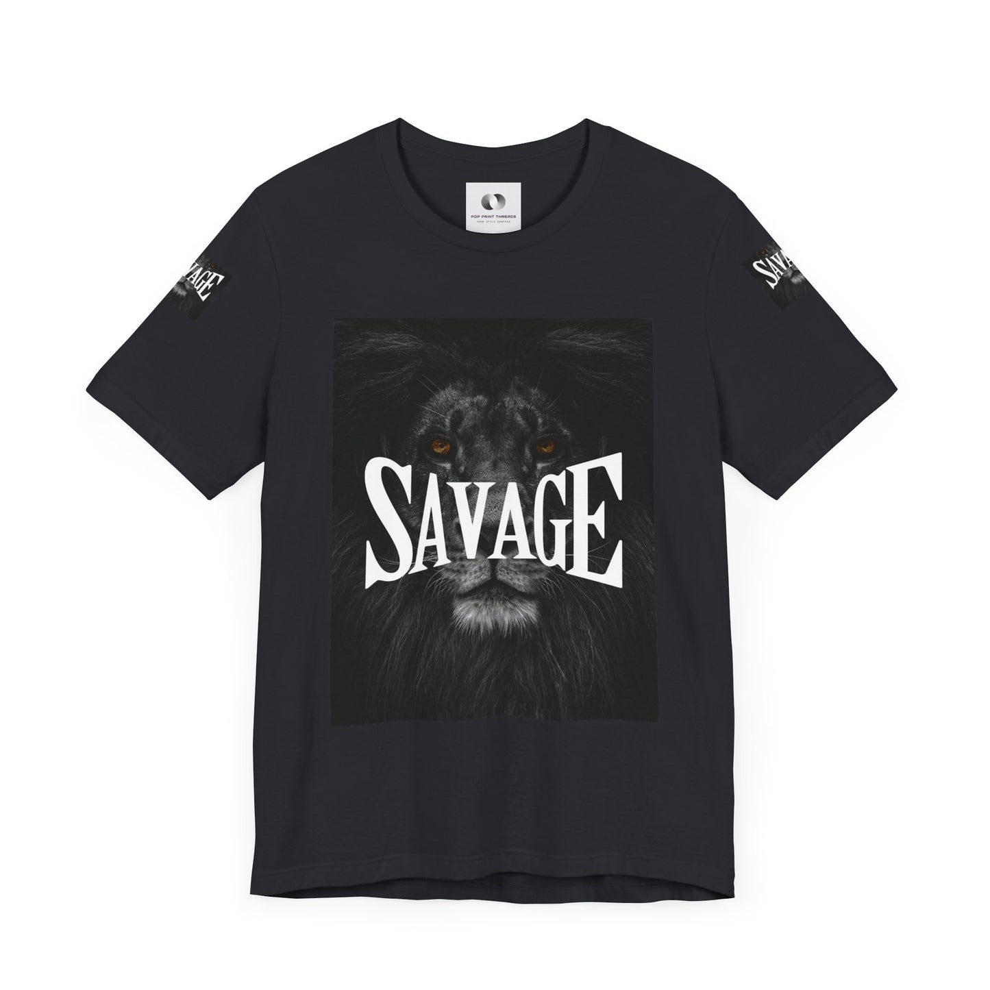 Savage Lion Graphic Tee - Unisex Short Sleeve Shirt