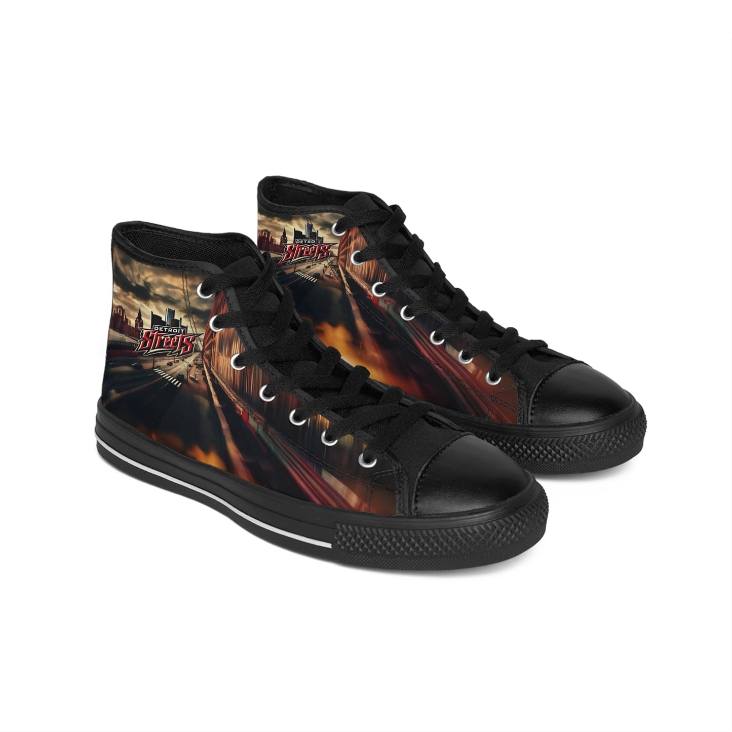 Detroit Streets Urban Style Men’s Sneakers - Trendy Streetwear for Everyday Adventures