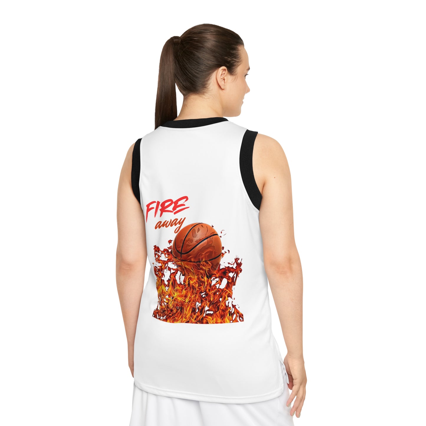 Fire Away Unisex Basketball Jersey - Perfect for Sports and Casual Wear