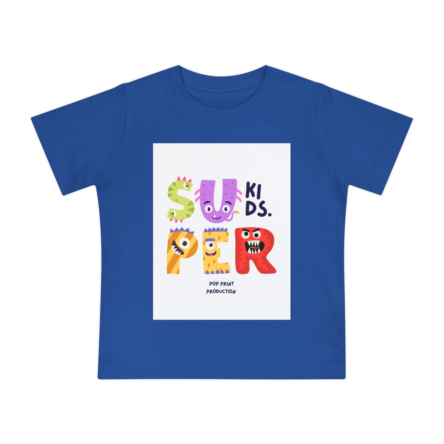 Super Kids Short Sleeve T-Shirt - Fun & Colorful Baby Tee