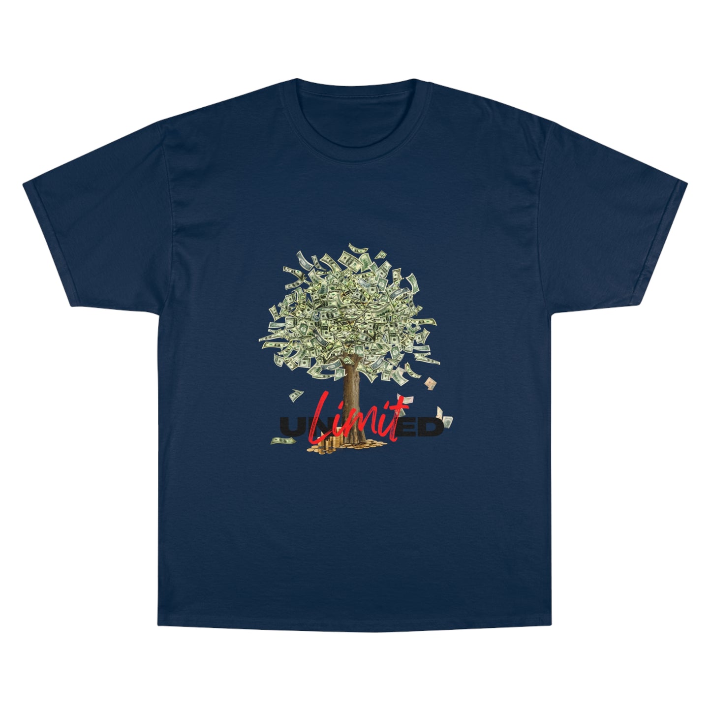 Champion T-Shirt - Unlimited Growth Tree Graphic