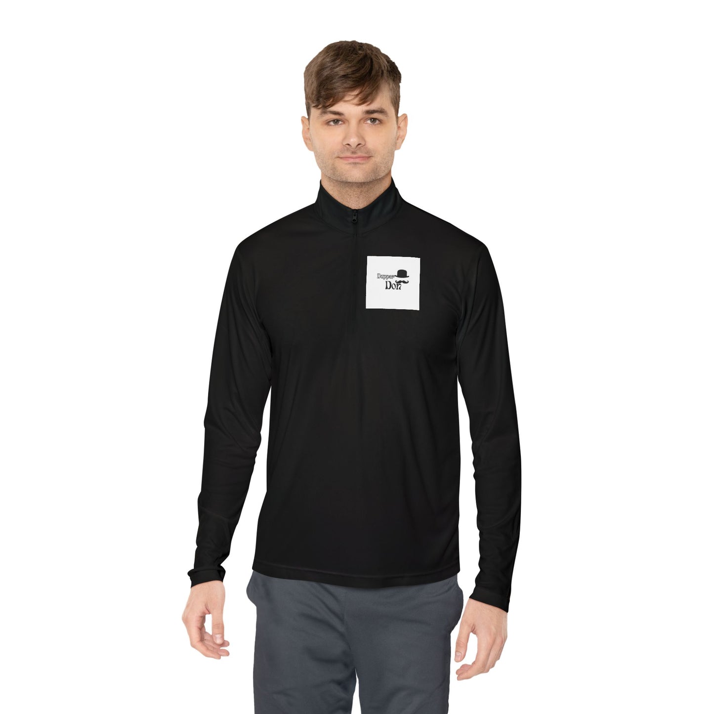 Dapper Don Unisex Quarter-Zip Pullover - Stylish Comfort for Every Occasion