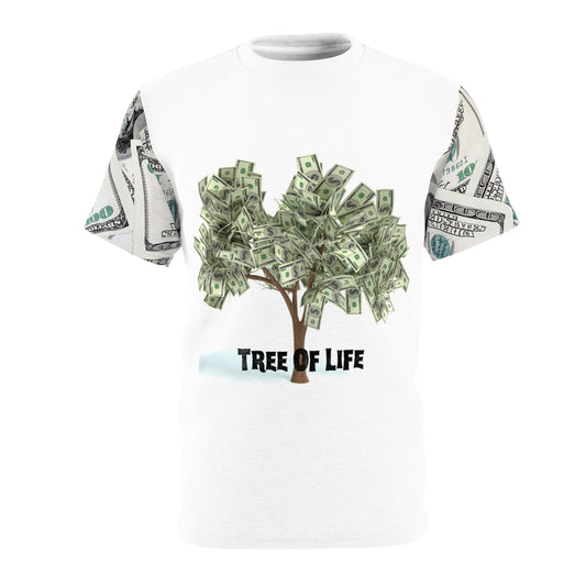 Tree of Life Money Tee - Unisex Cut & Sew Graphic T-Shirt