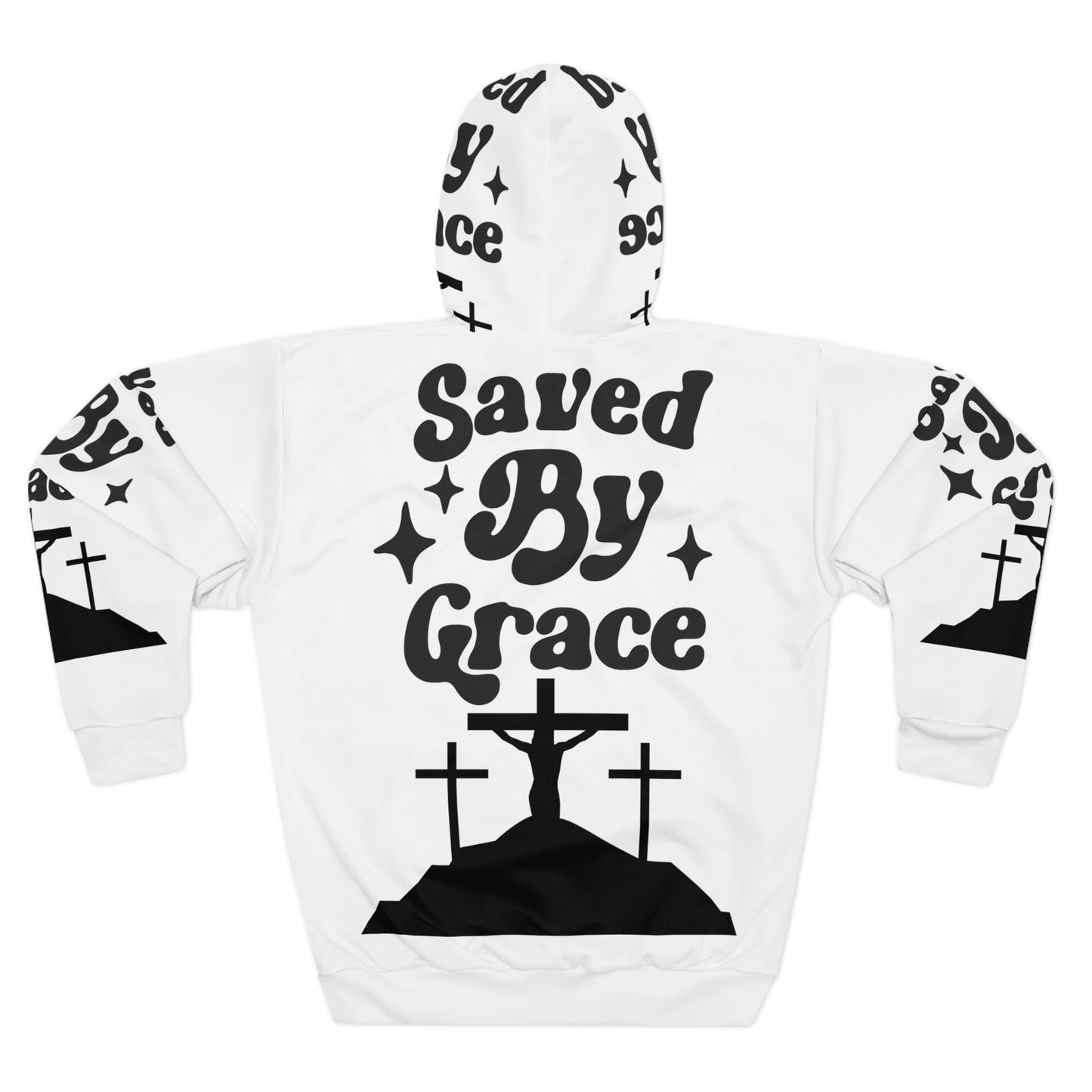 Saved By Grace Unisex Pullover Hoodie - Faith-Inspired Comfort Wear