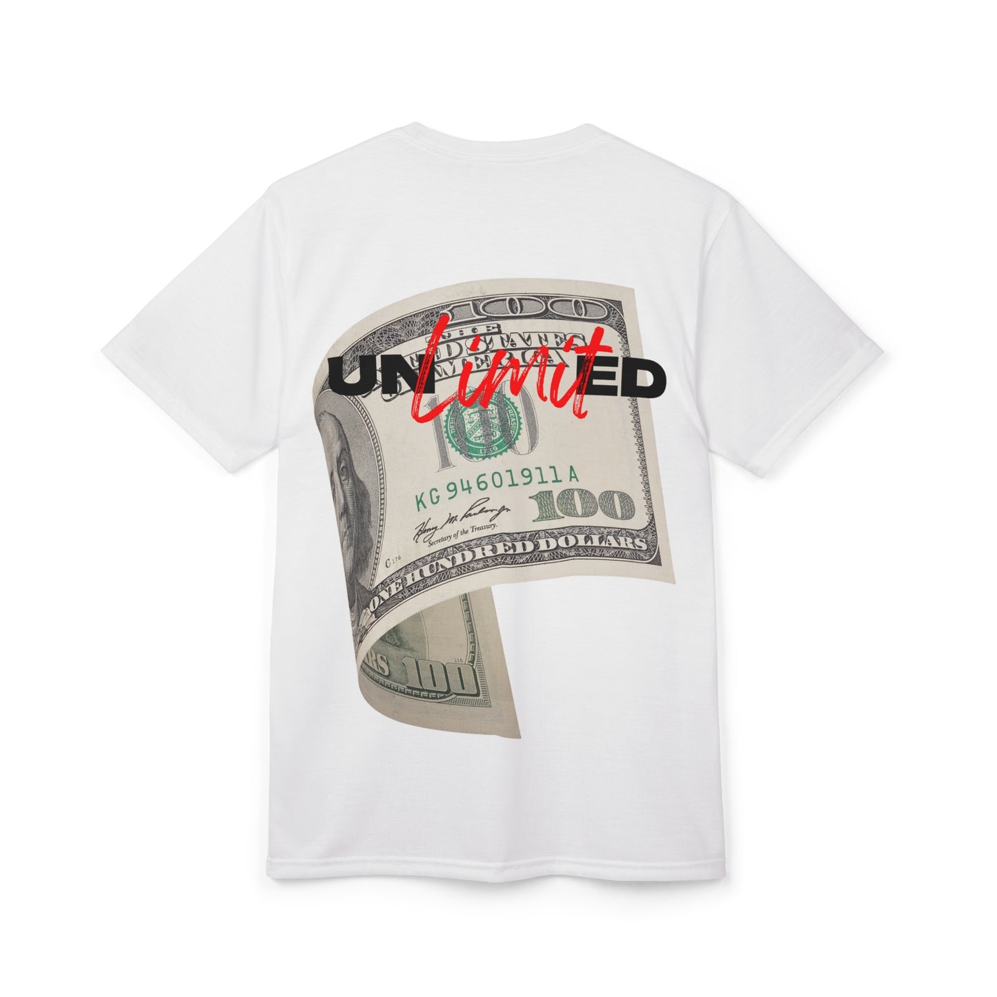 Unlimited Limit Unisex Cut & Sew Tee - Stylish Money Graphic T-Shirt for Trendsetters