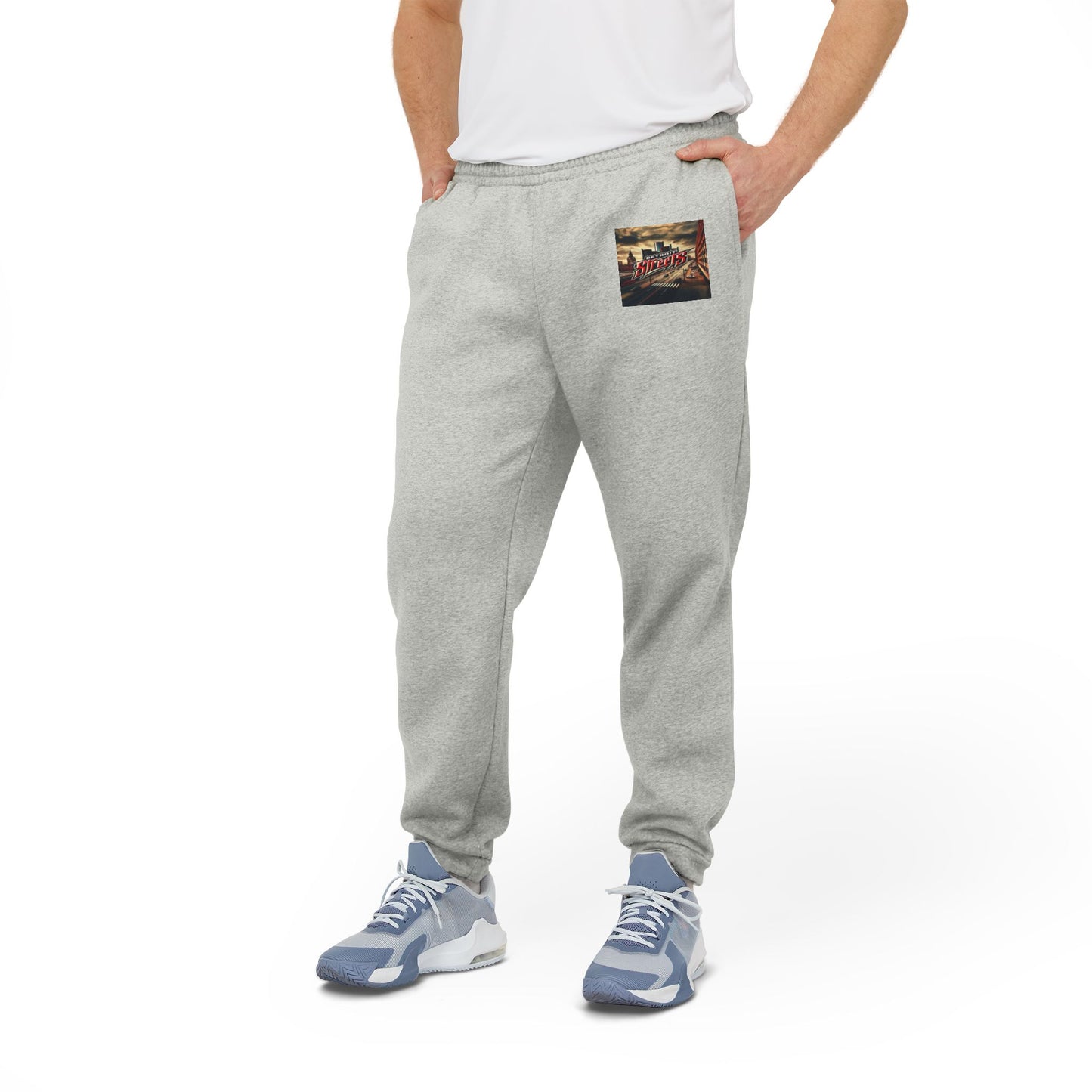 Detroit Streets Adidas Fleece Joggers for Comfort & Style - Perfect for Athleisure and Relaxation