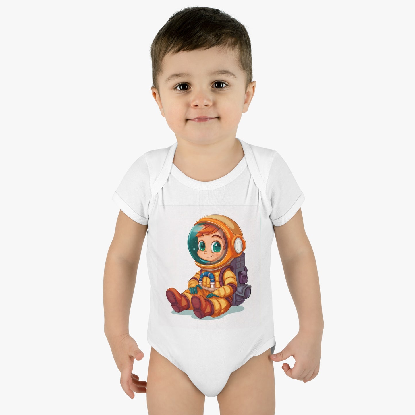 Cute Astronaut Baby Bodysuit - Adorable Infant Space Outfit for Newborns