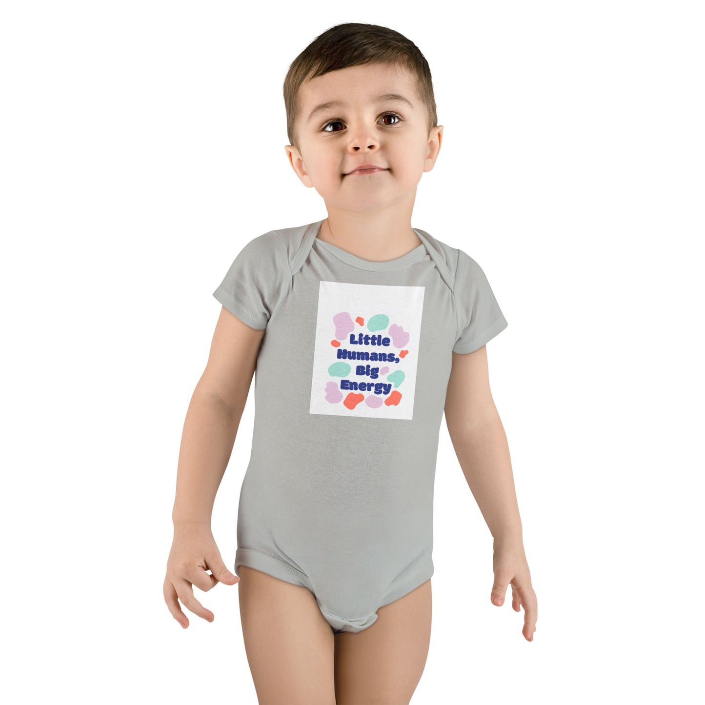 Fun Baby Onesie - 'Little Humans, Big Energy' Design