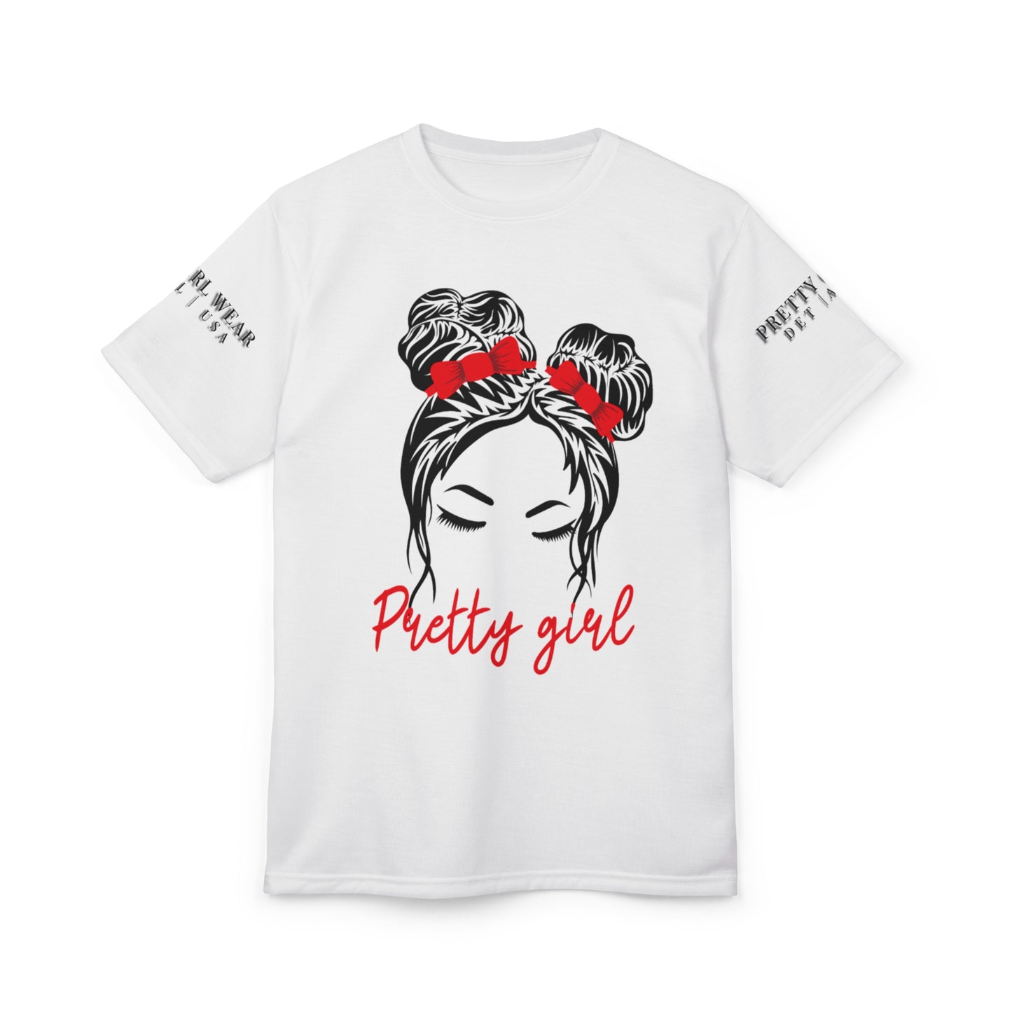 Pretty Girl Unisex Cut & Sew Tee - Stylish Graphic Tee for Women