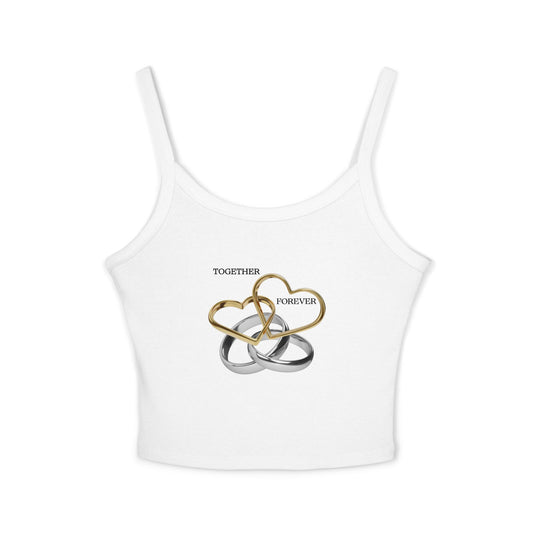 Together Forever Women's Spaghetti Strap Tank Top - Romantic Relationship Apparel