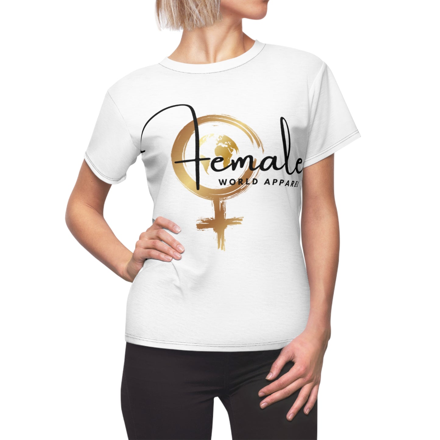 Empowering Women's Cut & Sew Tee - Female World Apparel