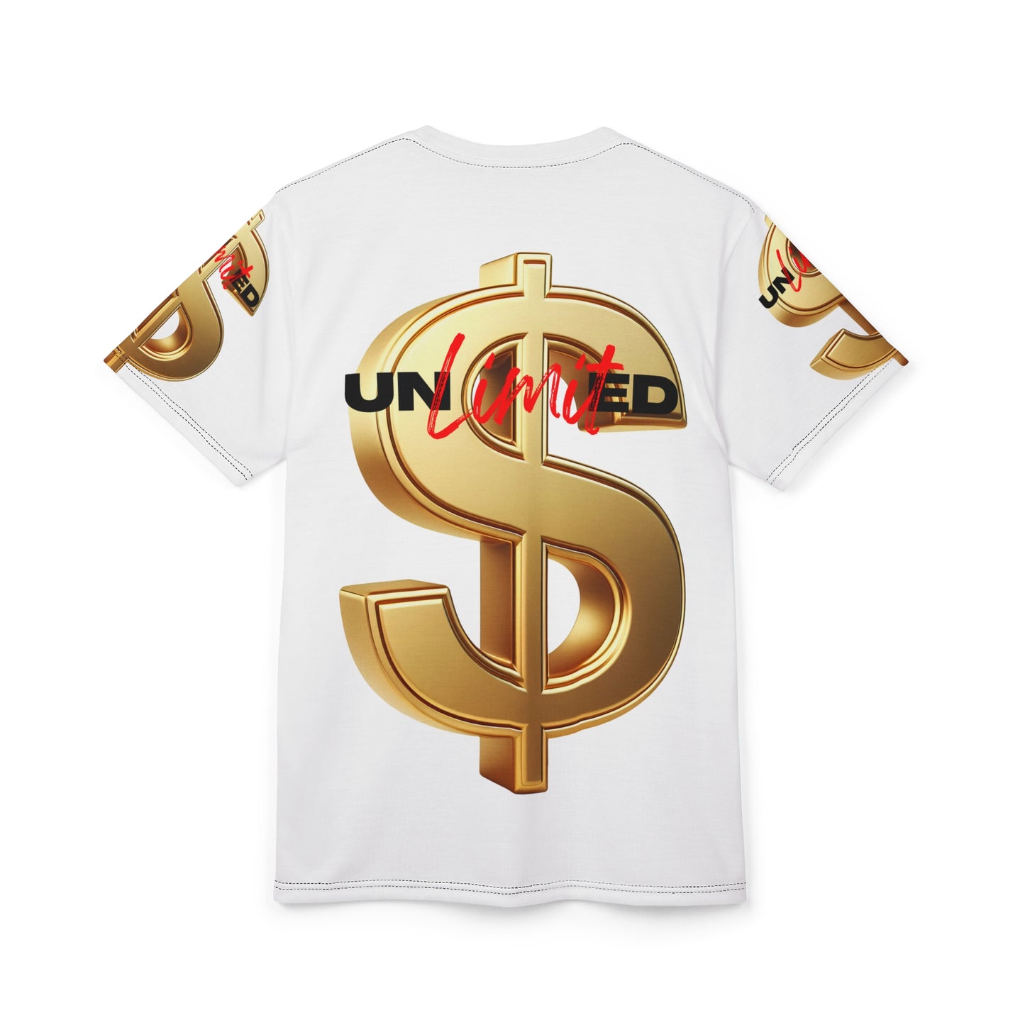 Bold Unlimited Dollar Sign Unisex Tee - Statement Graphic T-Shirt for Money Enthusiasts