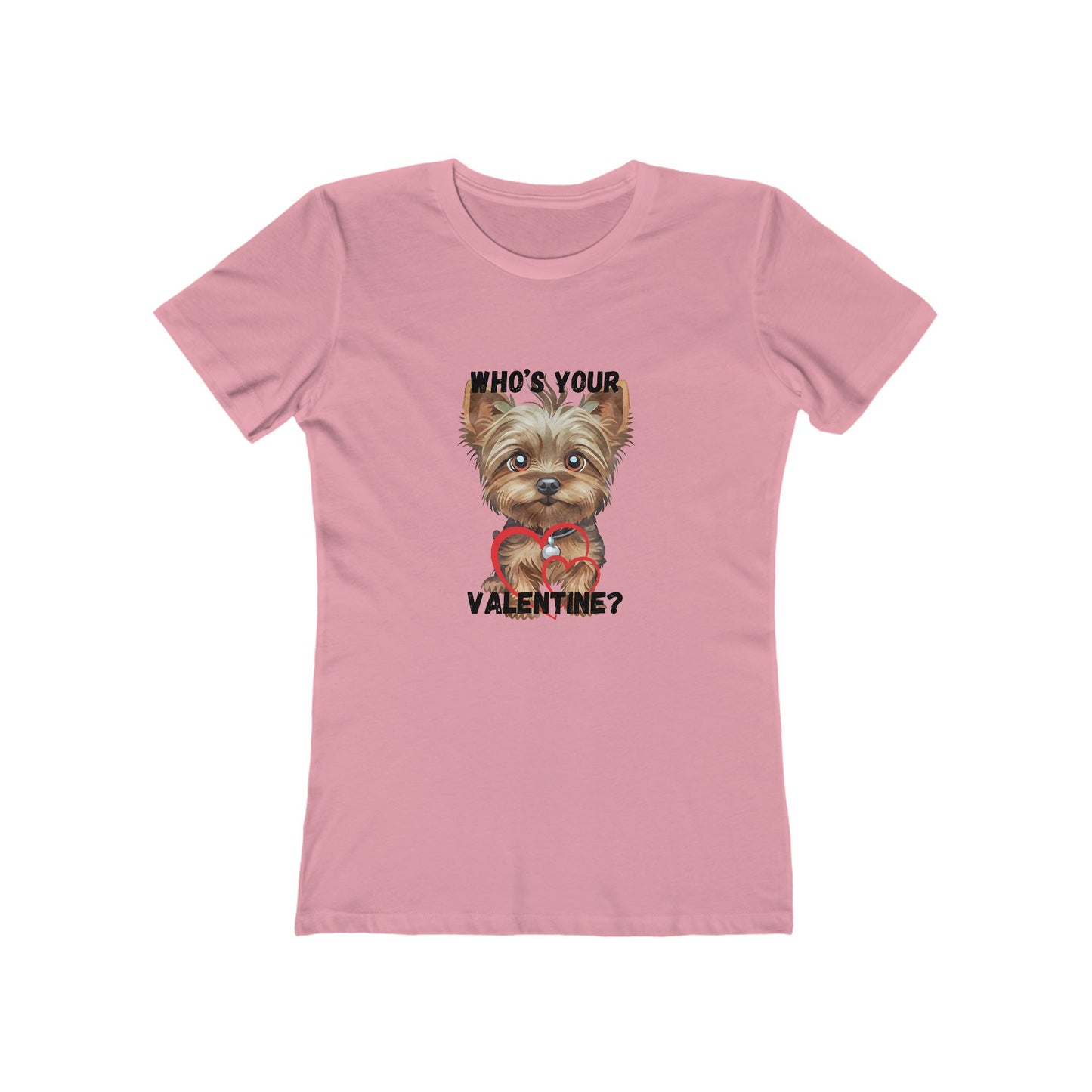 Valentine's Day Dog Lover Tee - "Who's Your Valentine?"