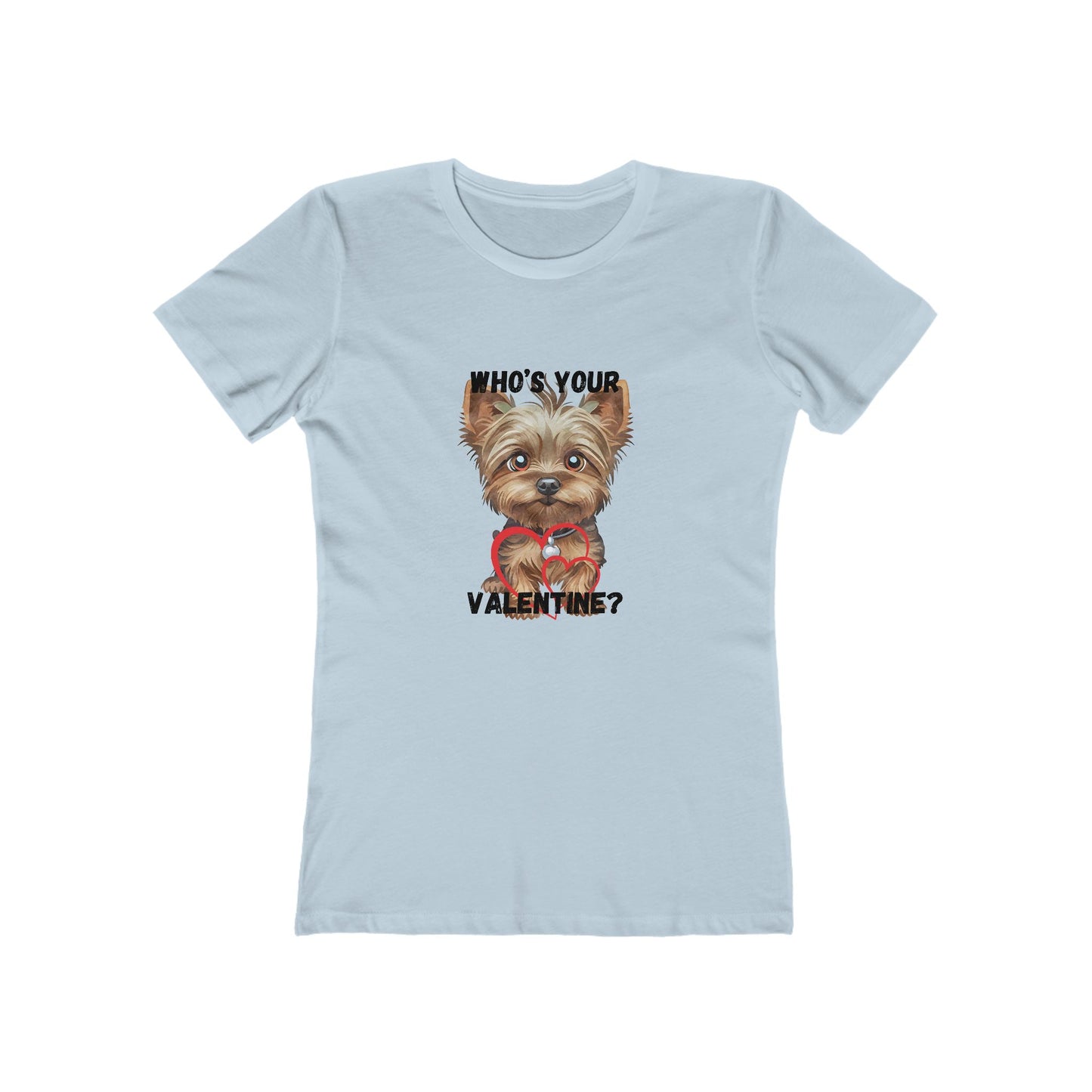 Valentine's Day Dog Lover Tee - "Who's Your Valentine?"