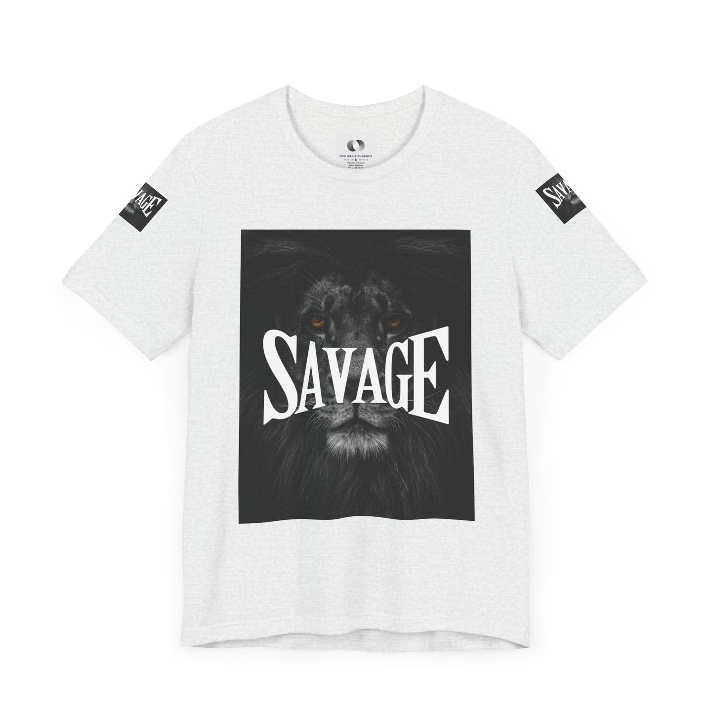 Savage Lion Graphic Tee - Unisex Short Sleeve Shirt