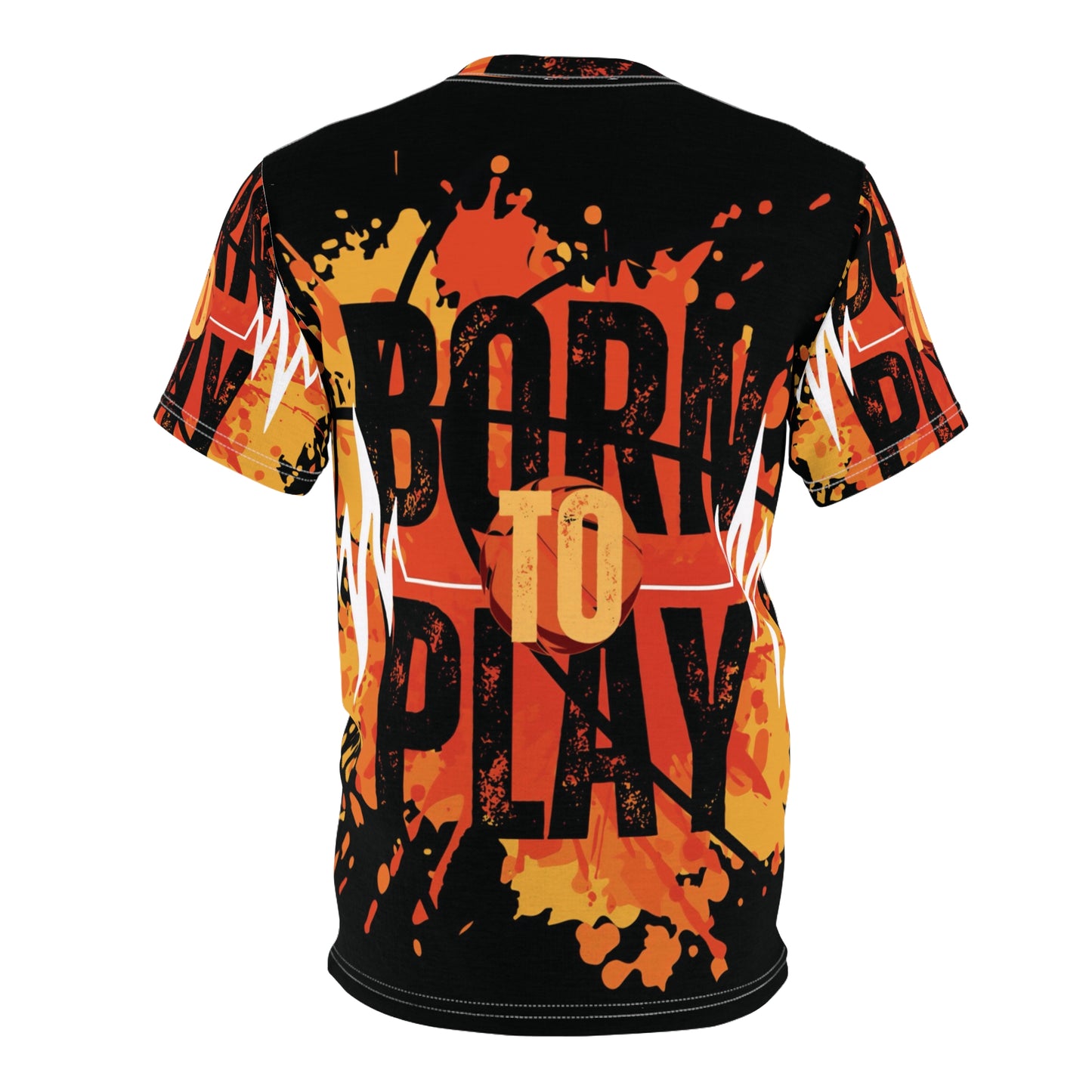 Born to Play Unisex Cut & Sew Tee - Bold Graphic T-Shirt for Sports Lovers