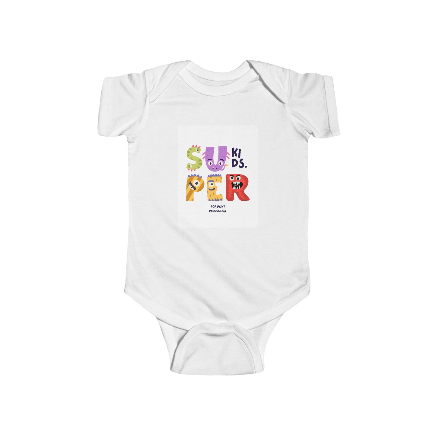 Cute Super Kids Infant Bodysuit - Adorable Baby Outfit for New Parents