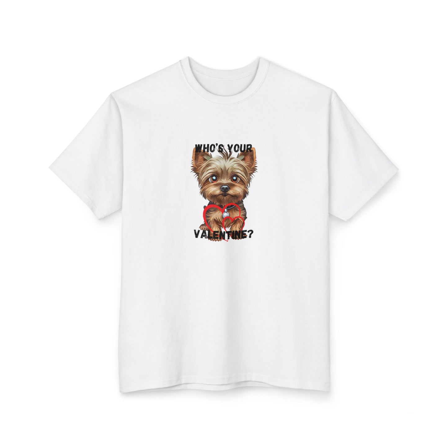 Valentine's Day Dog T-Shirt - Who's Your Valentine?