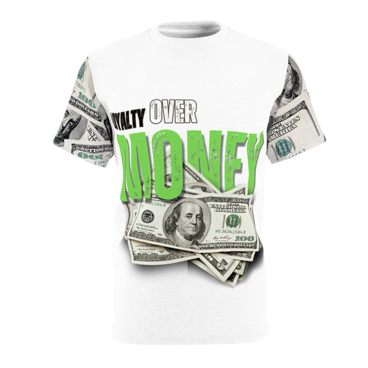 Loyalty Over Money Unisex Cut & Sew Tee - Statement T-Shirt for Confident Individuals