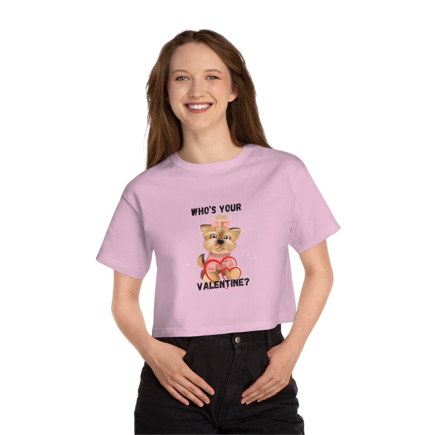 Valentine Champion Women's Heritage Cropped T-Shirt