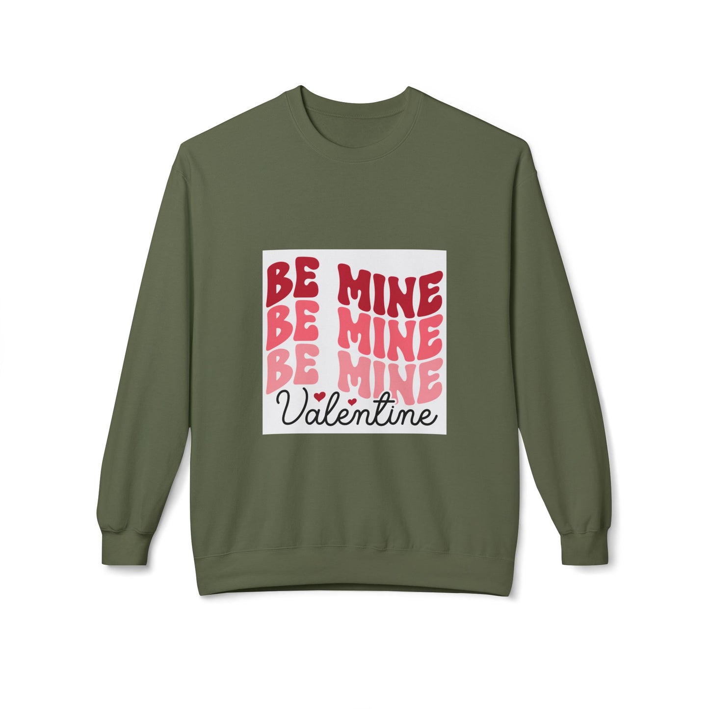 Valentine's Day Unisex Fleece Sweatshirt - Be Mine Design