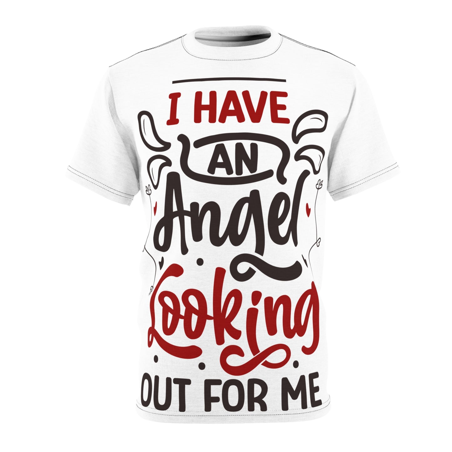 Inspirational Unisex Tee - "I Have an Angel Looking Out for Me"