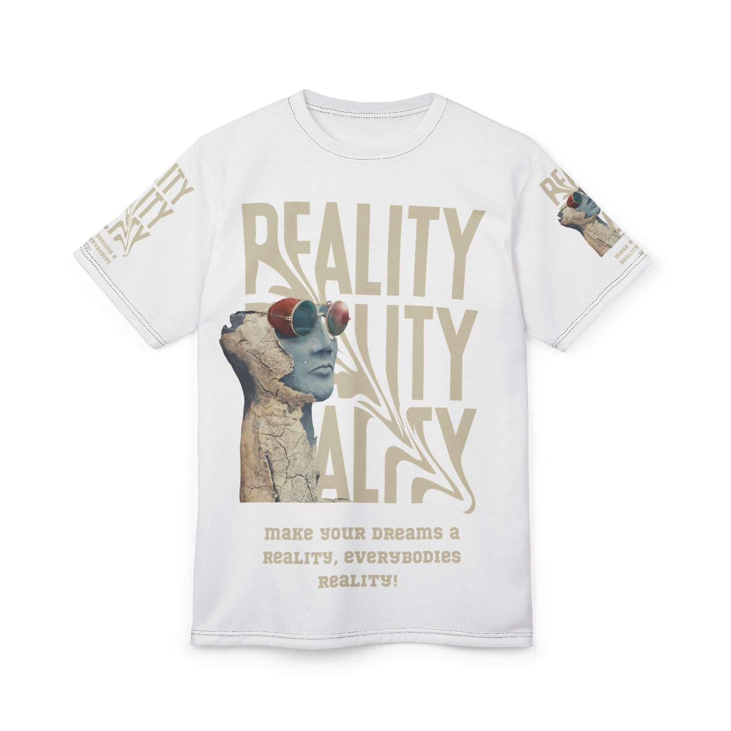 Reality Dreams Unisex Tee - Motivational Casual Wear for Dreamers