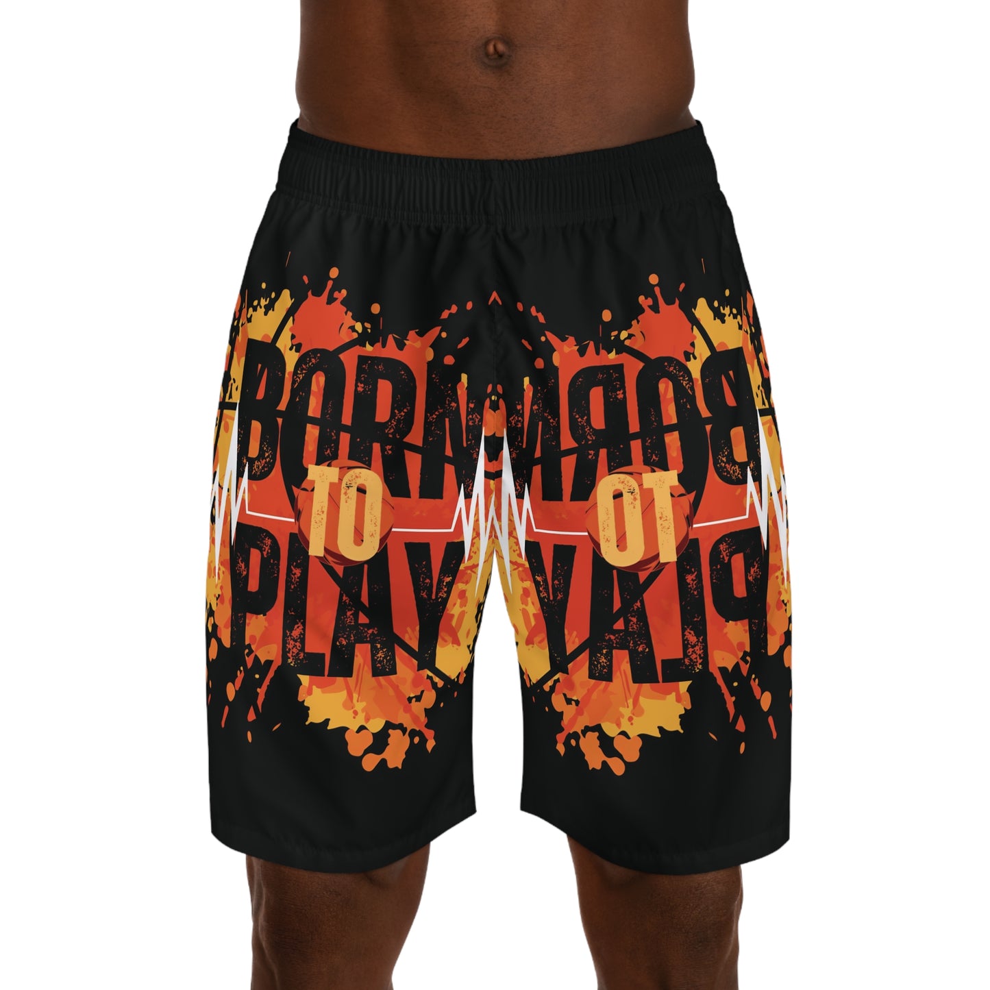 Born to Play Men's Jogger Shorts - Stylish and Comfortable Athletic Wear