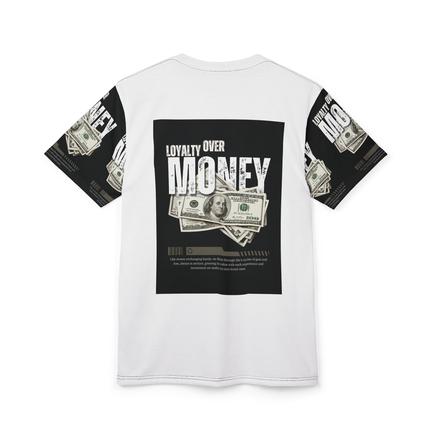 Loyalty Over Money Unisex Tee - Bold Statement Shirt for Motivated Individuals