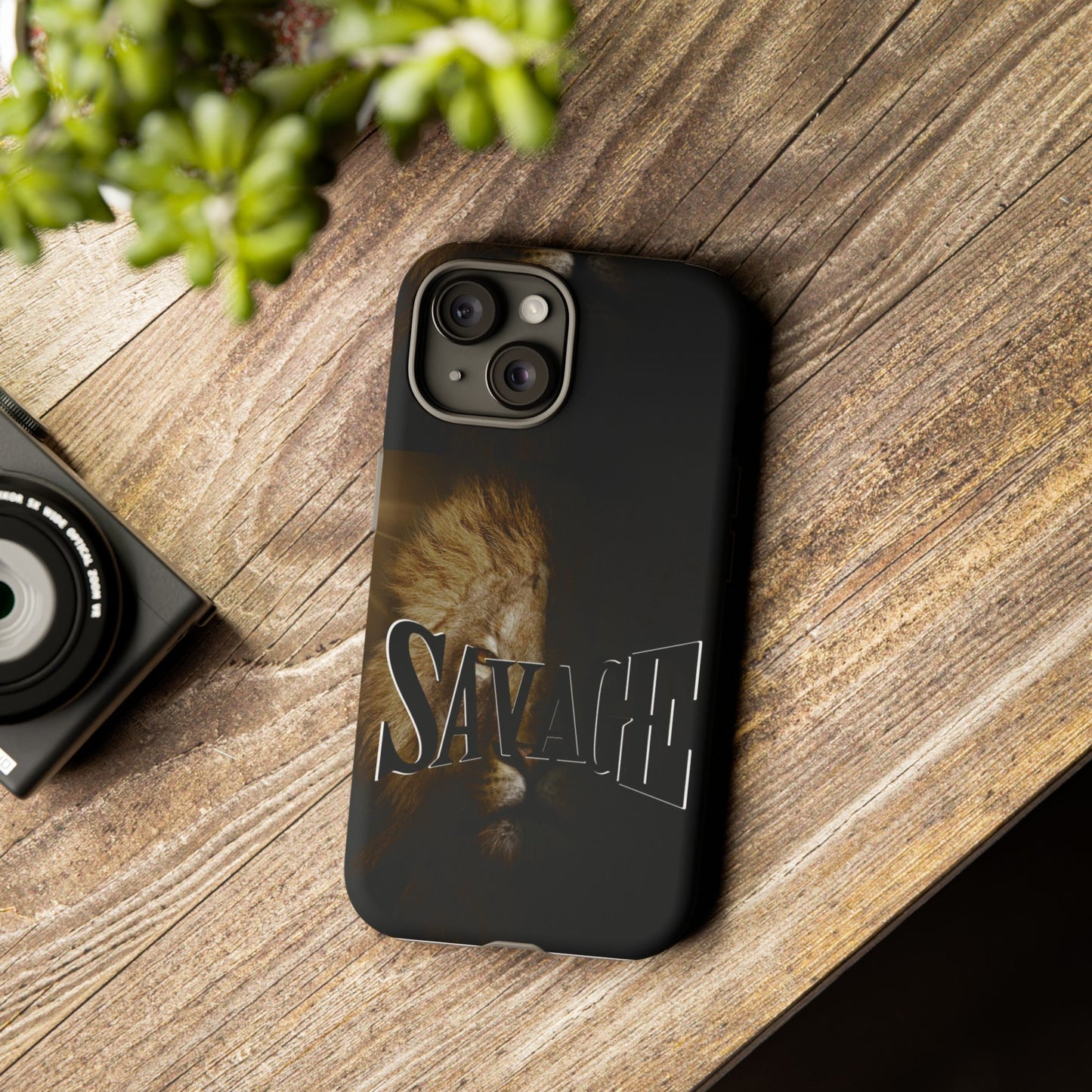 Savage Lion Phone Case - Tough & Stylish Protection