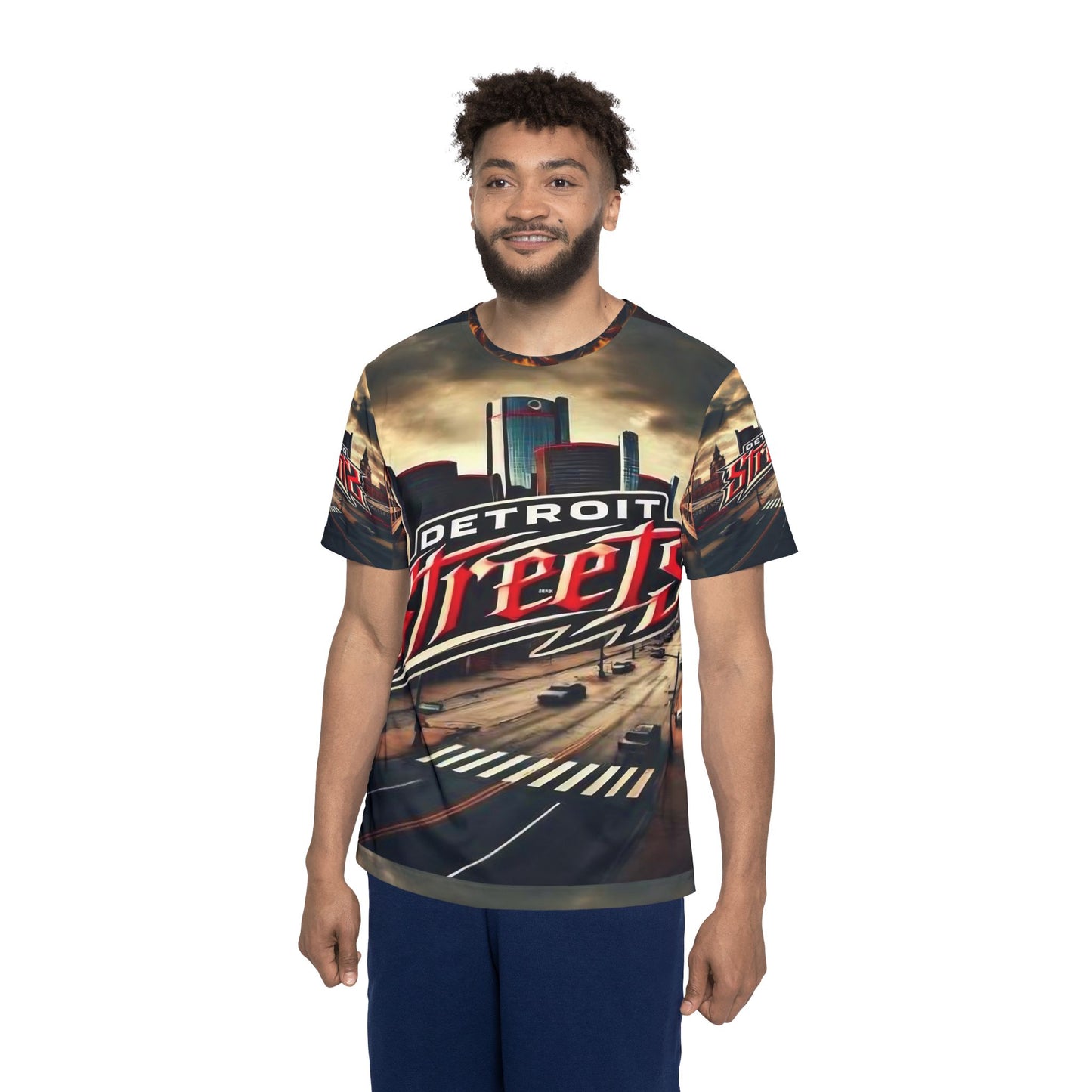 Detroit Streets Men's Sports Jersey - Bold Urban Style for Game Day