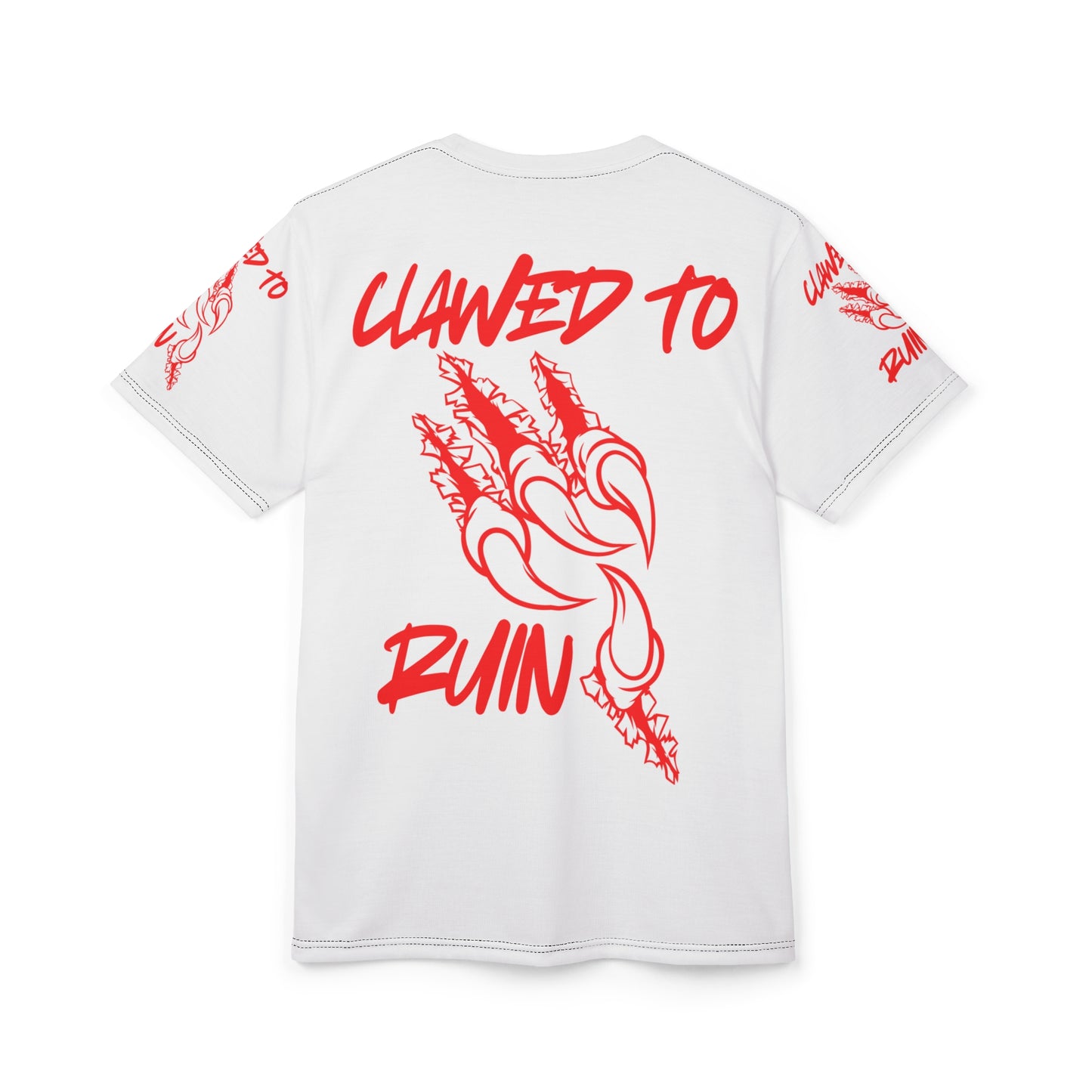 Clawed to Ruin Graphic Tee - Unisex Cut & Sew T-Shirt for Bold Styles