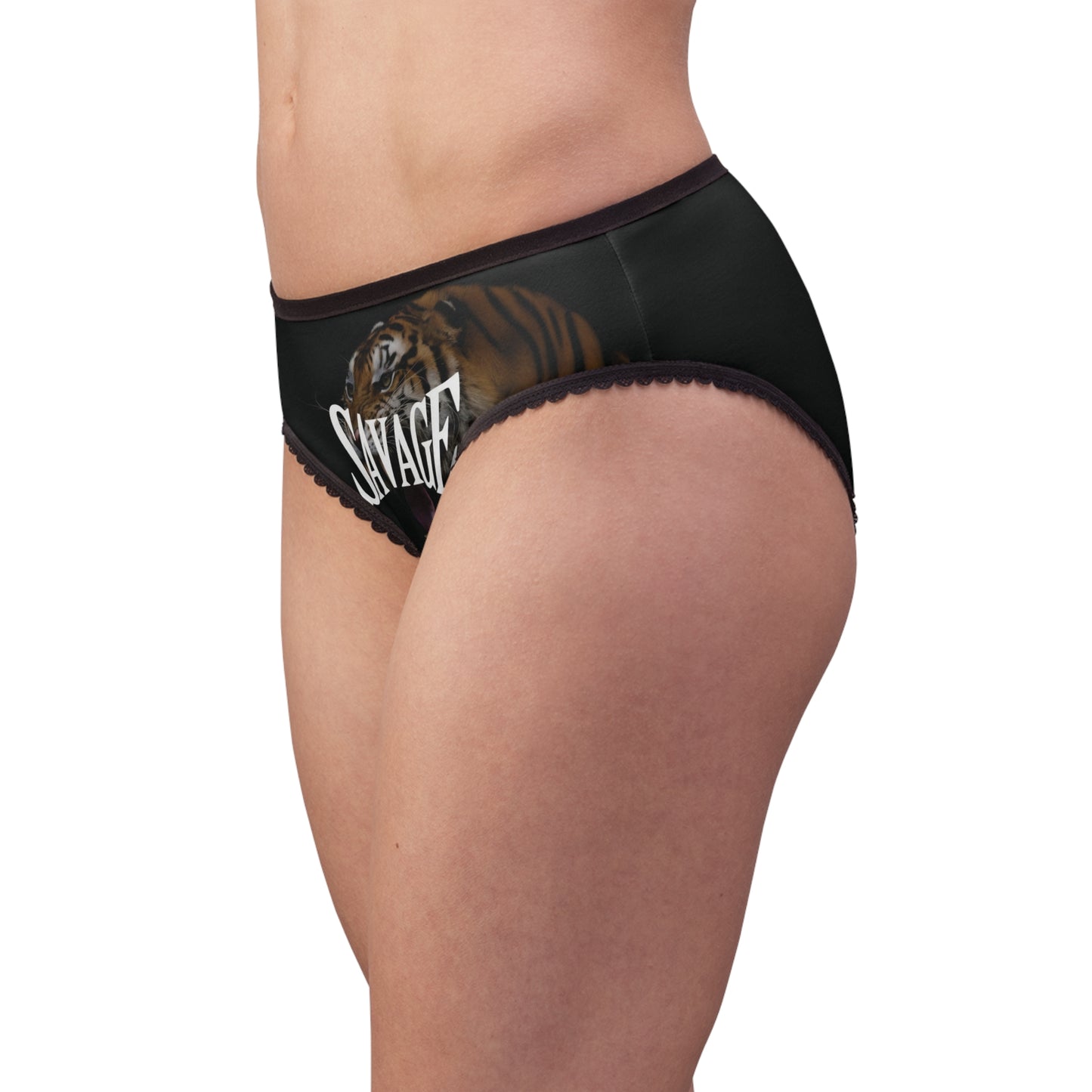 Savage Tiger Women's Briefs - Bold and Fierce Lingerie