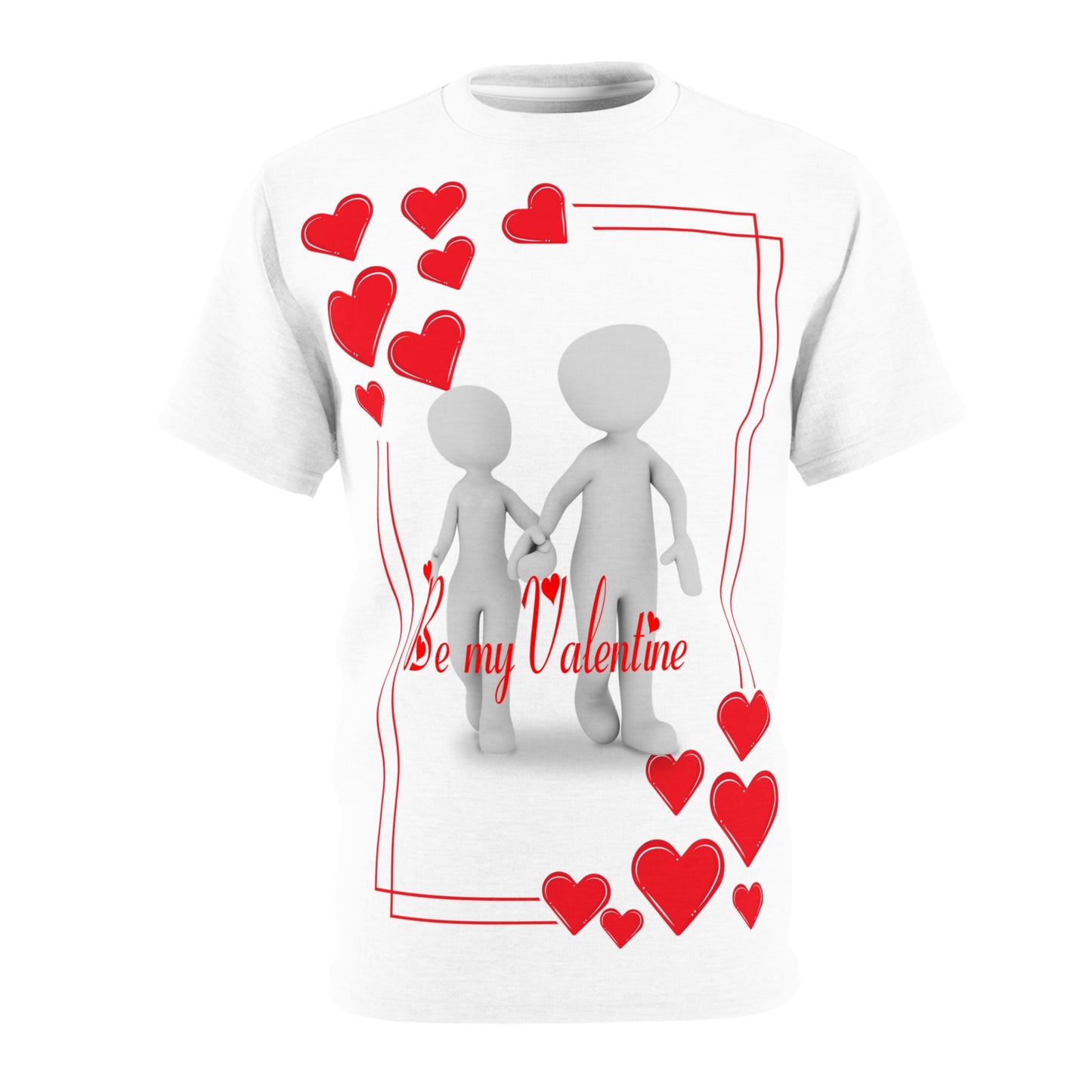 Be Mine Unisex Cut & Sew Tee (AOP)